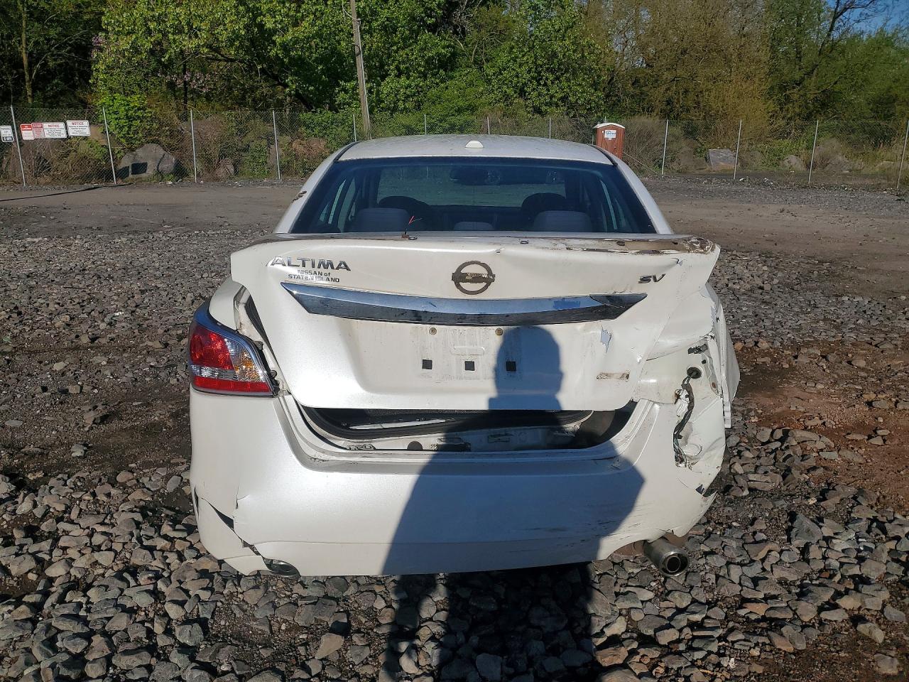 2014 Nissan Altima 2.5 Sv White vin: 1N4AL3AP5EC133745
