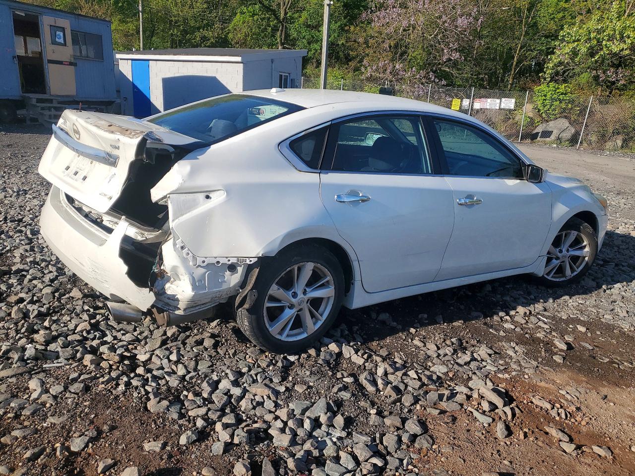2014 Nissan Altima 2.5 Sv White vin: 1N4AL3AP5EC133745