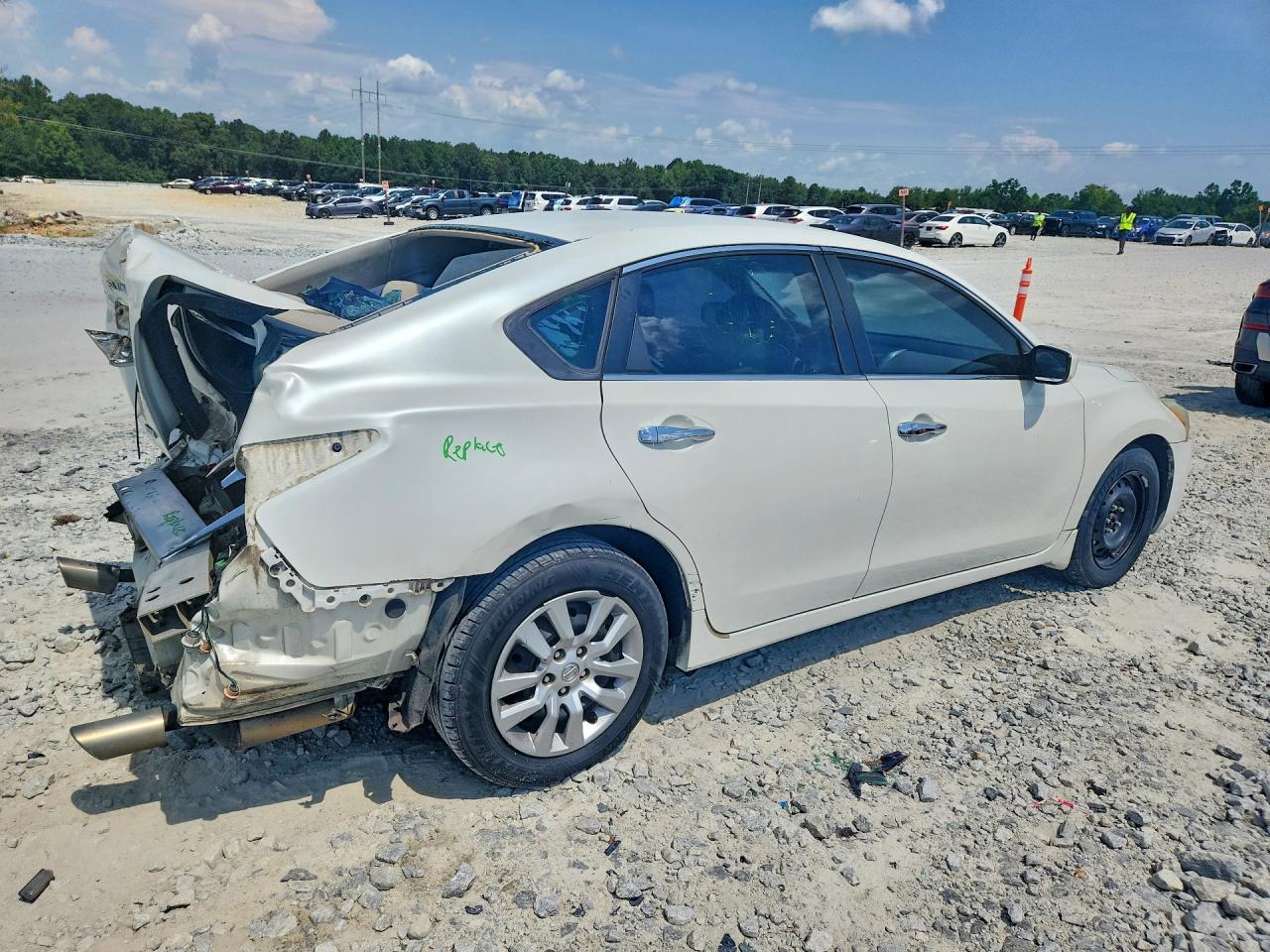 2014 Nissan Altima 2.5 S Белый vin: 1N4AL3AP5EC137357