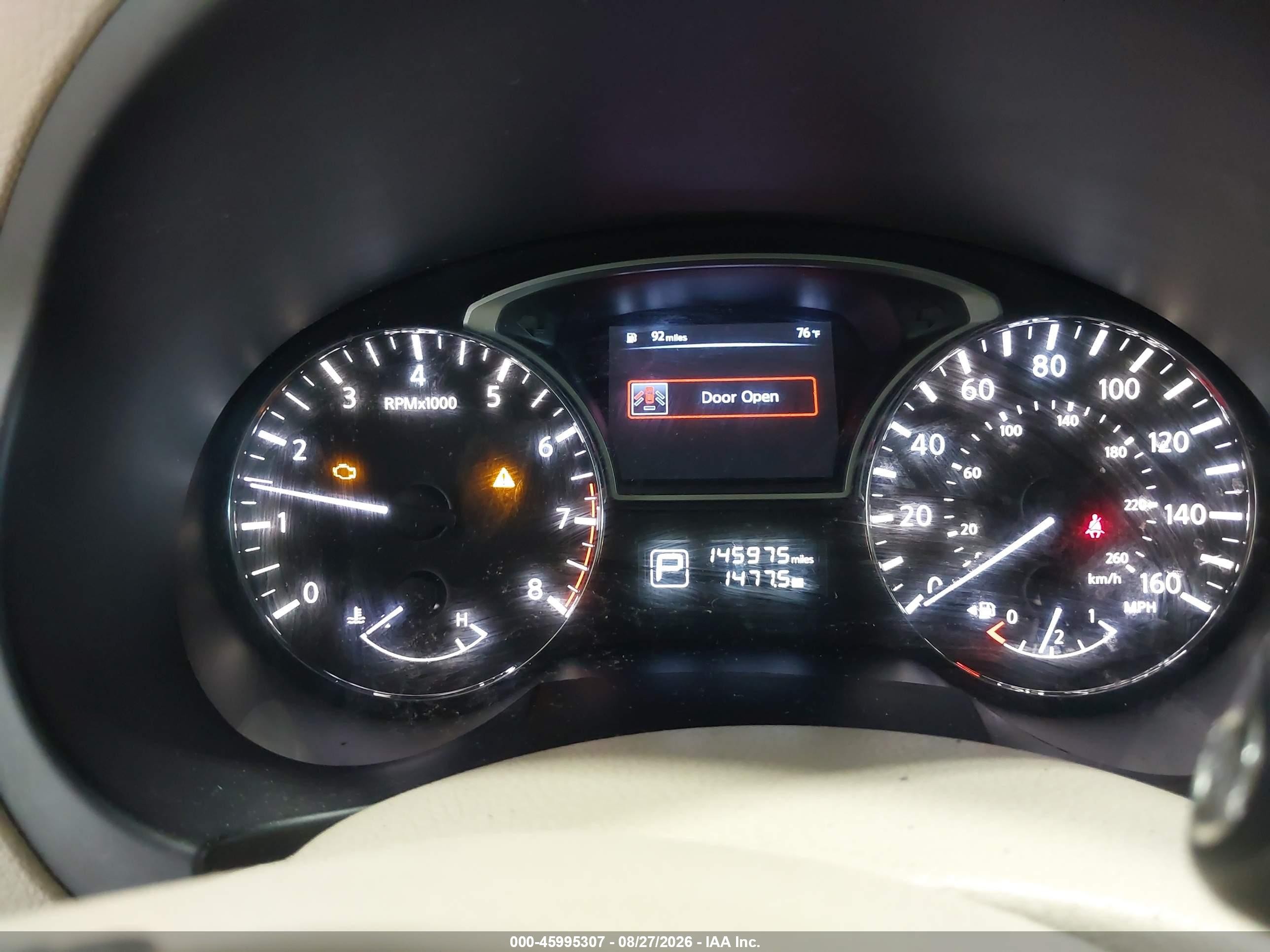 2014 Nissan Altima 2.5 Sv White vin: 1N4AL3AP5EC141098
