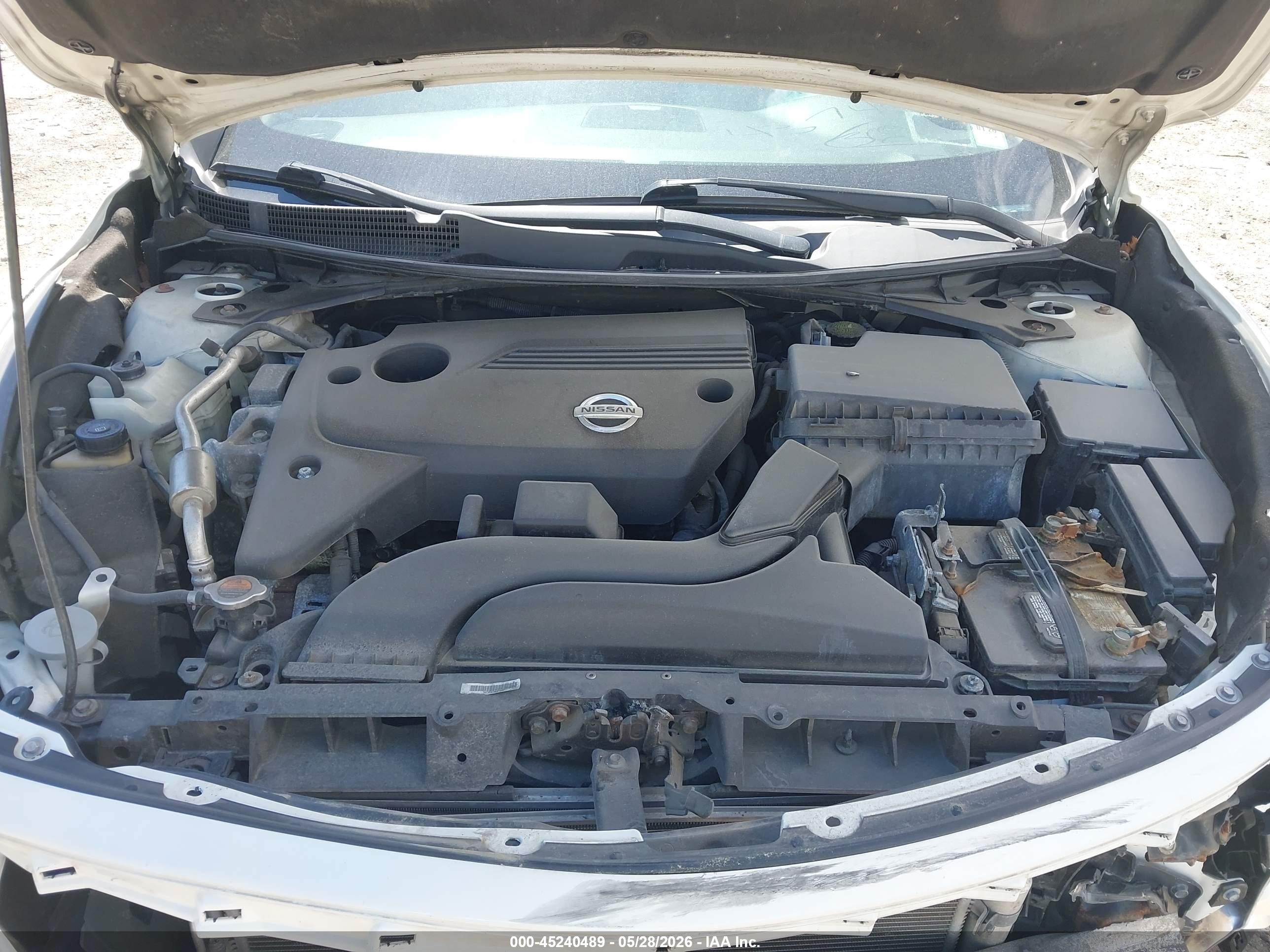 2014 Nissan Altima 2.5 Sl White vin: 1N4AL3AP5EC144437