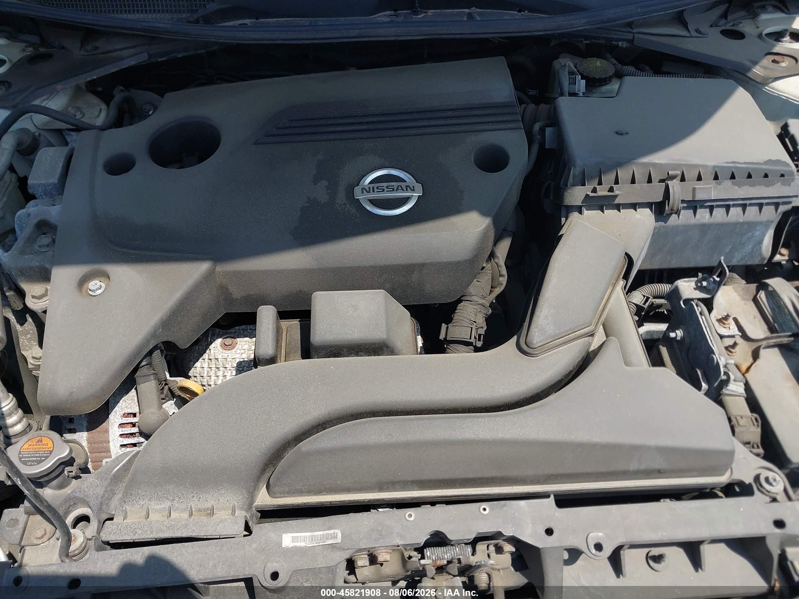 2014 Nissan Altima 2.5 Sl White vin: 1N4AL3AP5EC144437