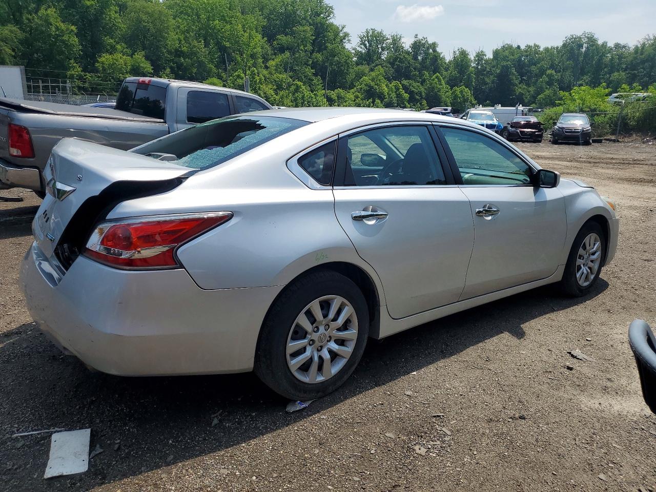 2014 Nissan Altima 2.5 S Silver vin: 1N4AL3AP5EC155339