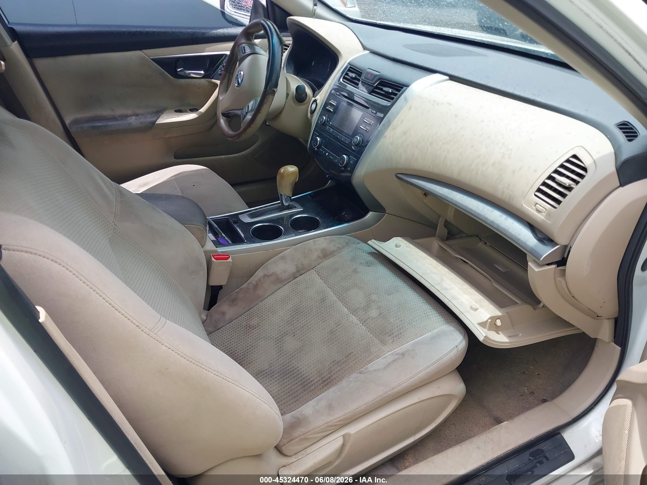 2014 Nissan Altima 2.5 Sv White vin: 1N4AL3AP5EC156846