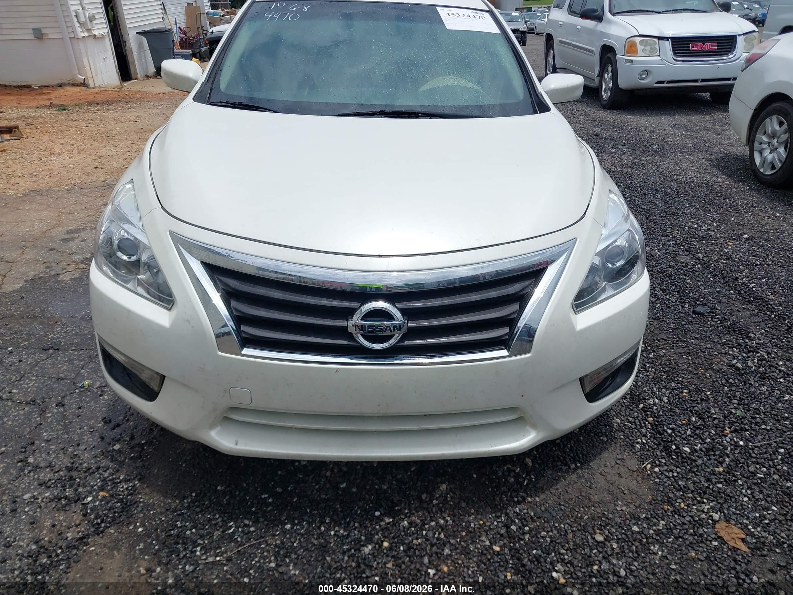 2014 Nissan Altima 2.5 Sv White vin: 1N4AL3AP5EC156846