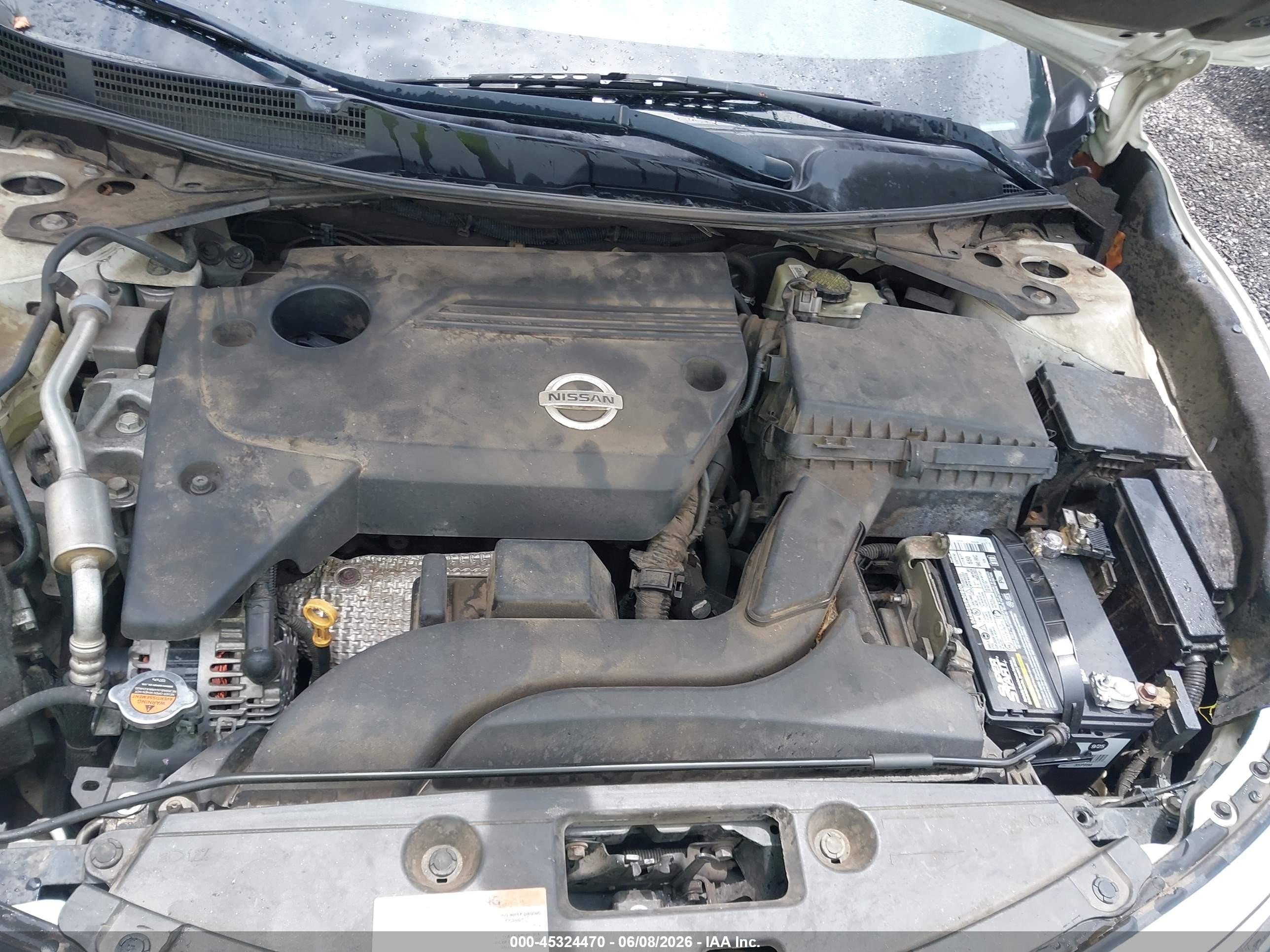 2014 Nissan Altima 2.5 Sv White vin: 1N4AL3AP5EC156846