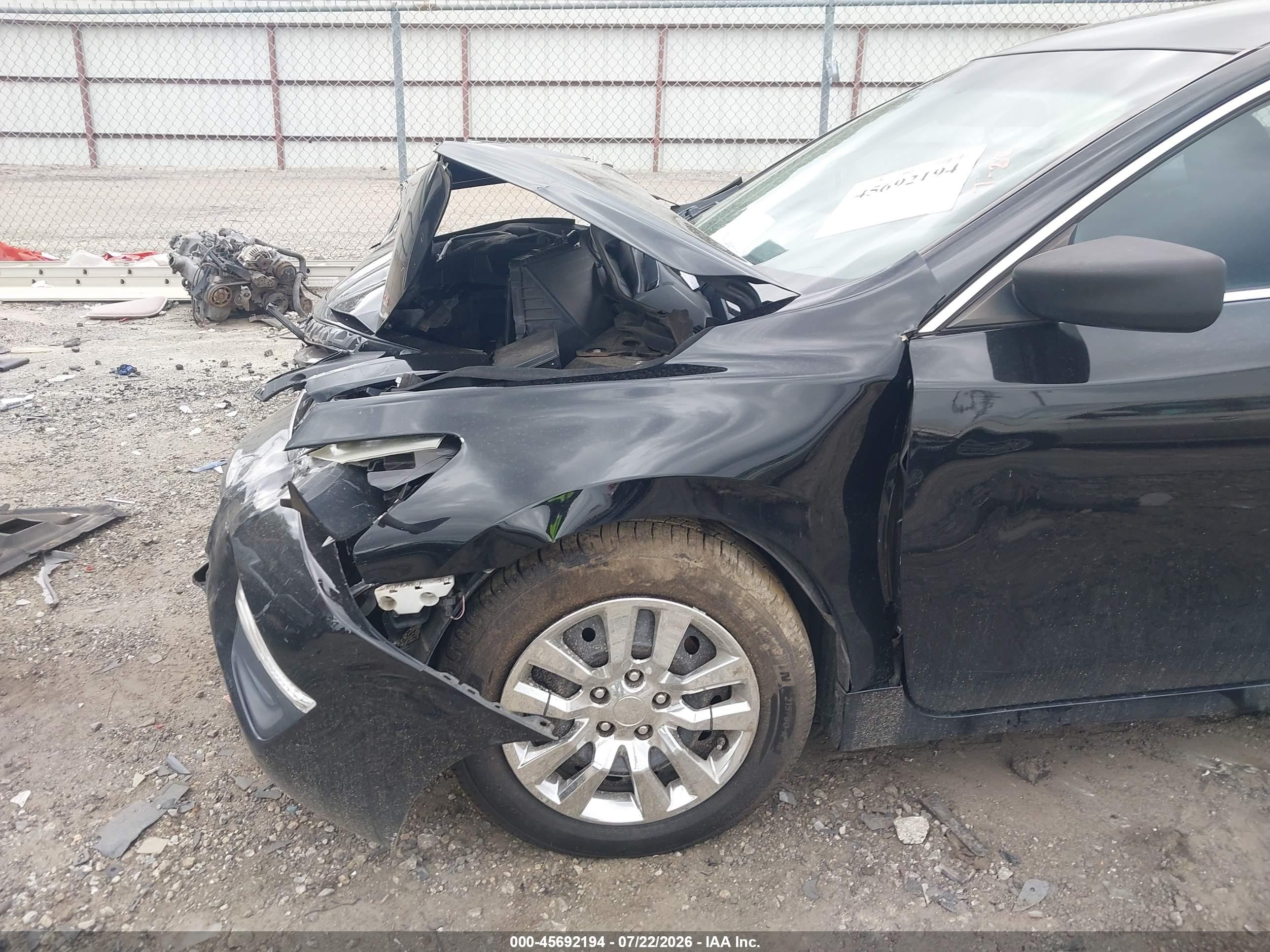 2014 Nissan Altima 2.5 S Black vin: 1N4AL3AP5EC169063