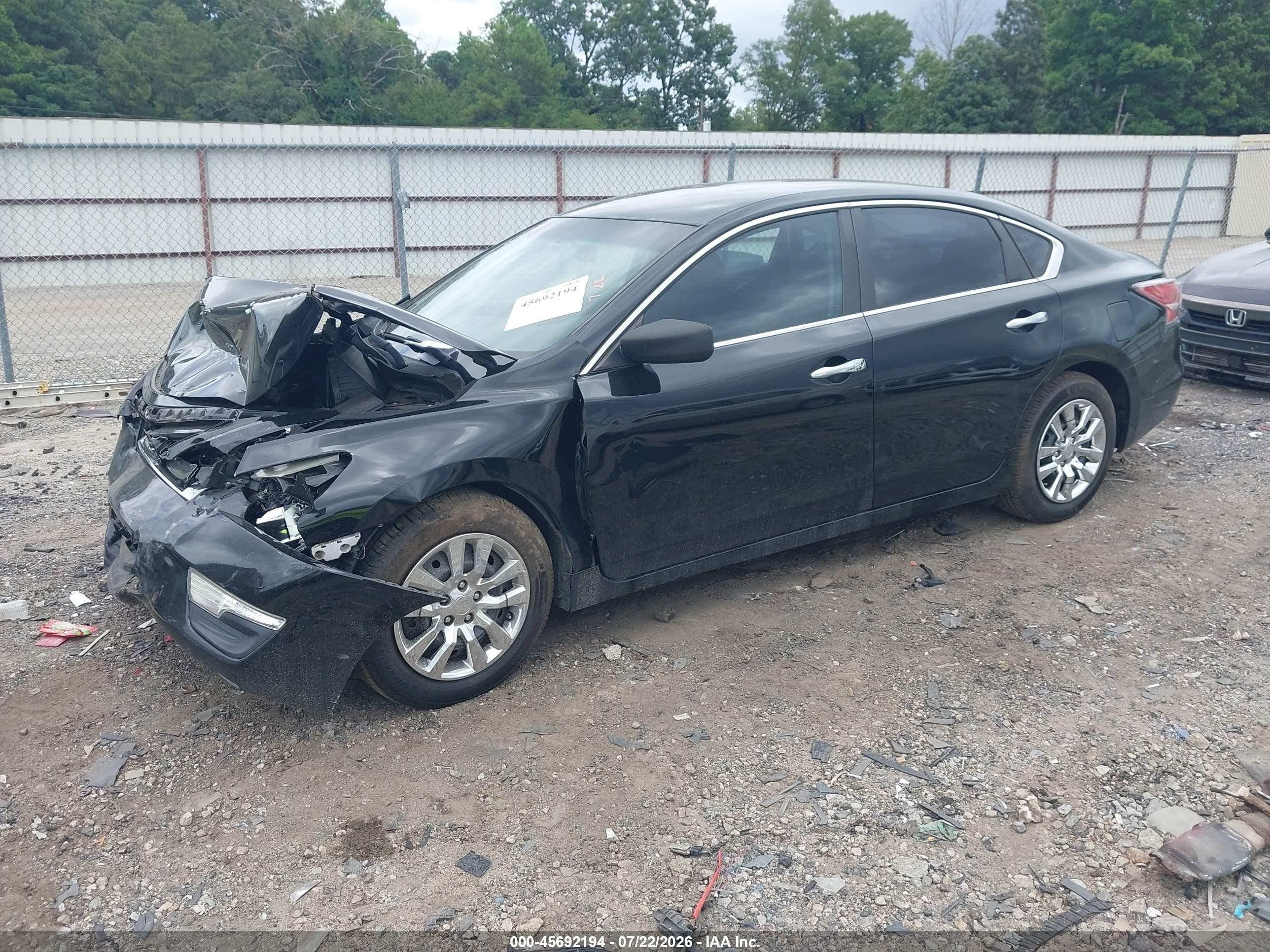 2014 Nissan Altima 2.5 S Black vin: 1N4AL3AP5EC169063