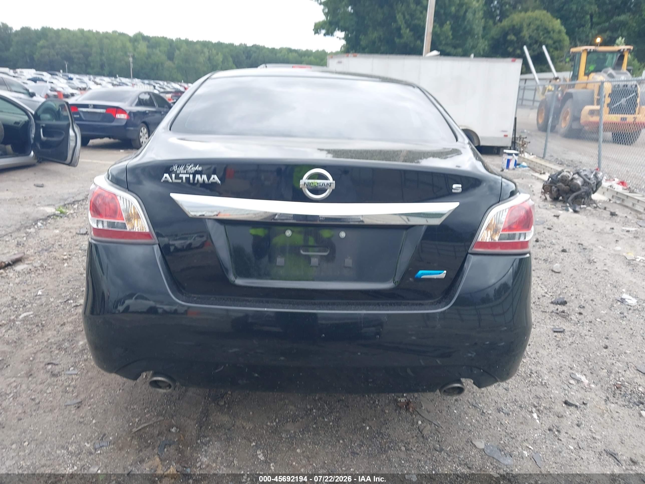 2014 Nissan Altima 2.5 S Black vin: 1N4AL3AP5EC169063