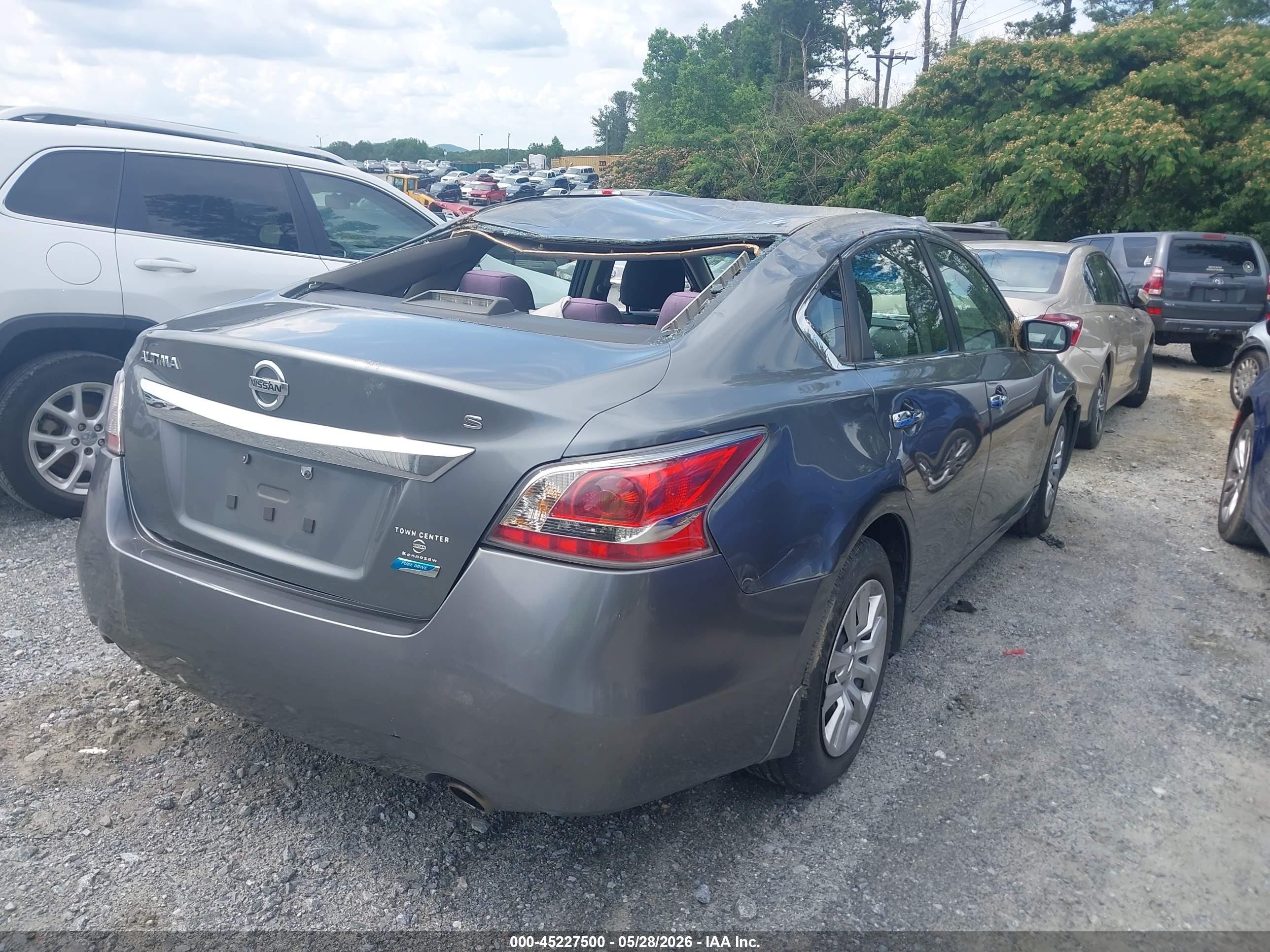 2014 Nissan Altima 2.5 S Gray vin: 1N4AL3AP5EC173243
