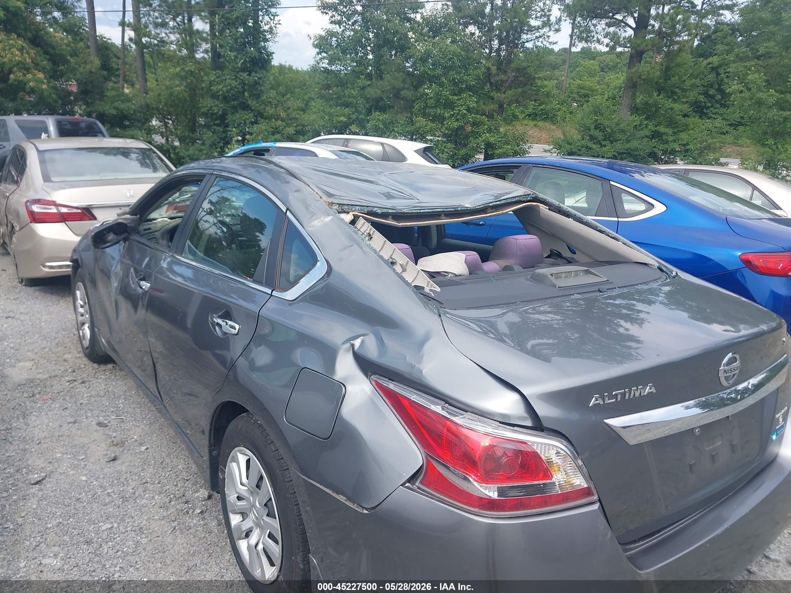 2014 Nissan Altima 2.5 S Gray vin: 1N4AL3AP5EC173243