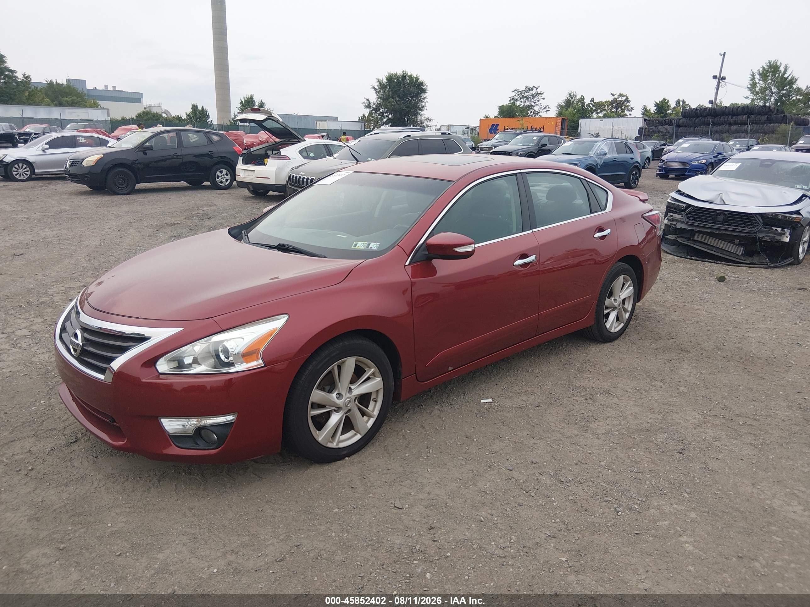 2014 Nissan Altima 2.5 Sl Red vin: 1N4AL3AP5EC177048