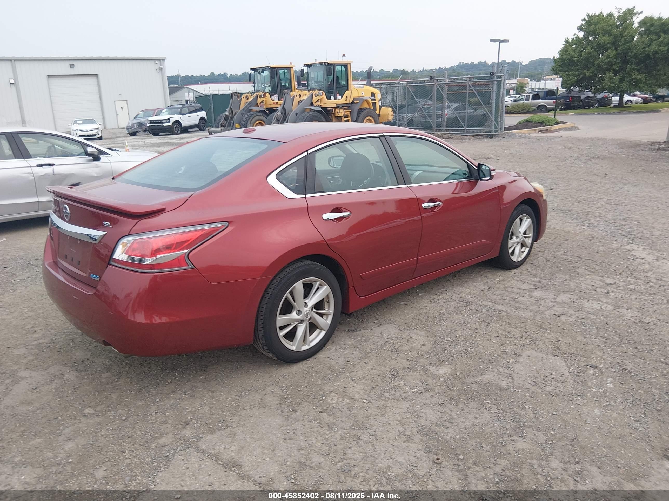 2014 Nissan Altima 2.5 Sl Red vin: 1N4AL3AP5EC177048