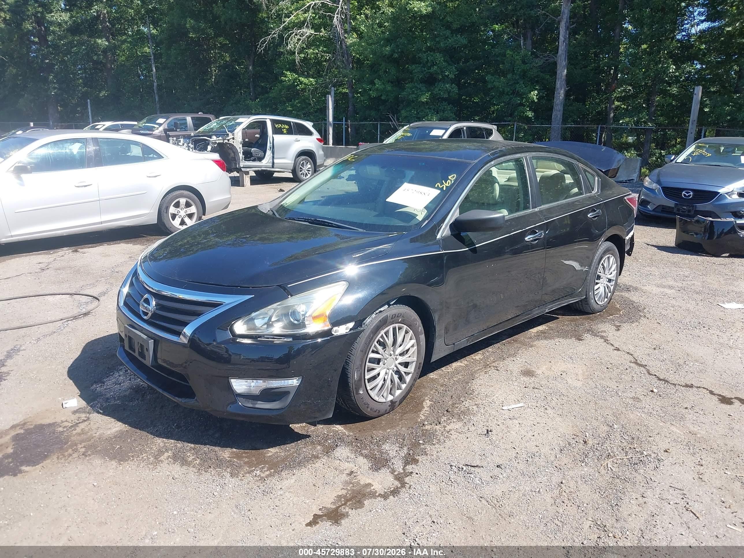 2014 Nissan Altima 2.5 Black vin: 1N4AL3AP5EC179673