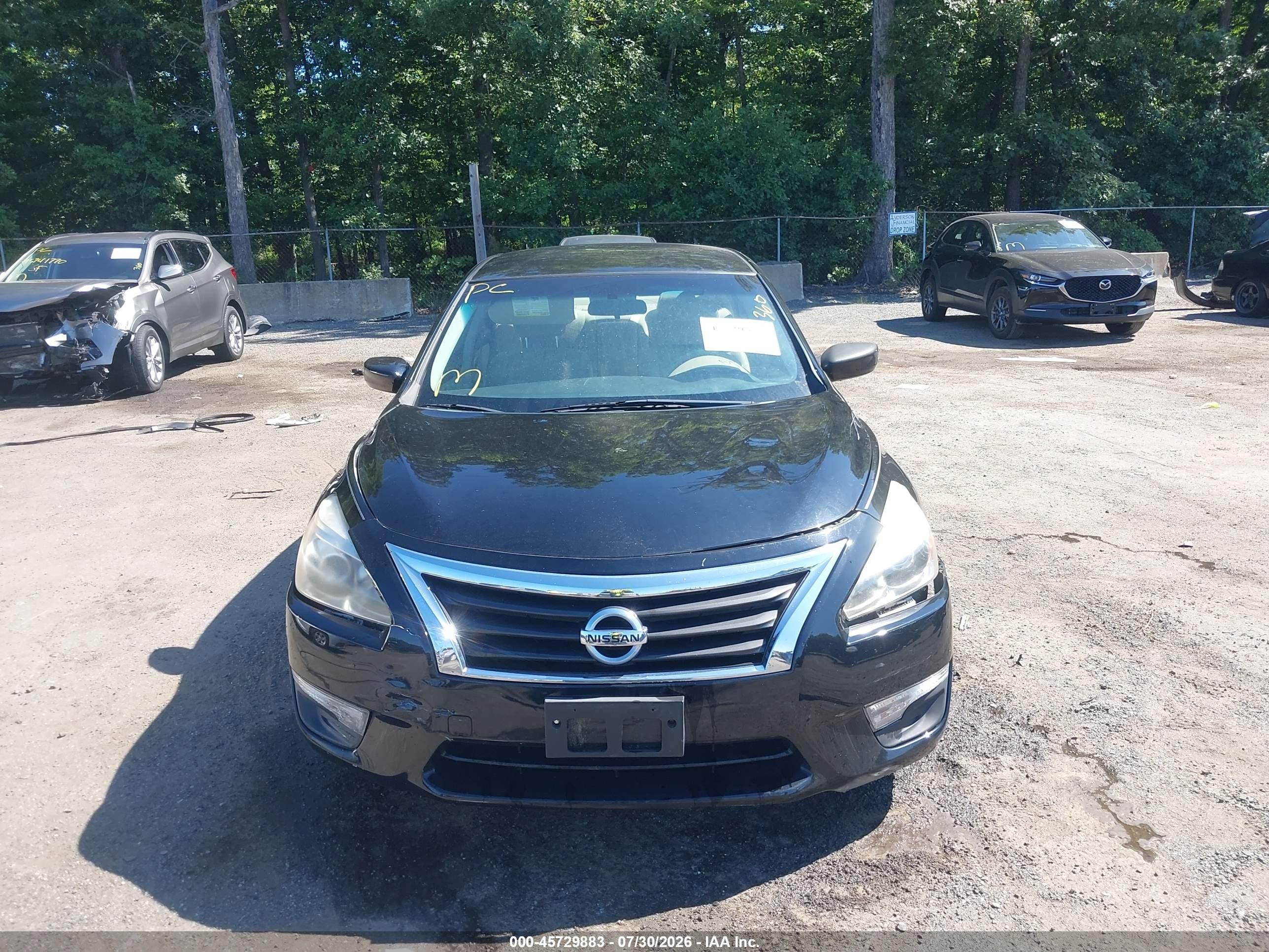 2014 Nissan Altima 2.5 Black vin: 1N4AL3AP5EC179673