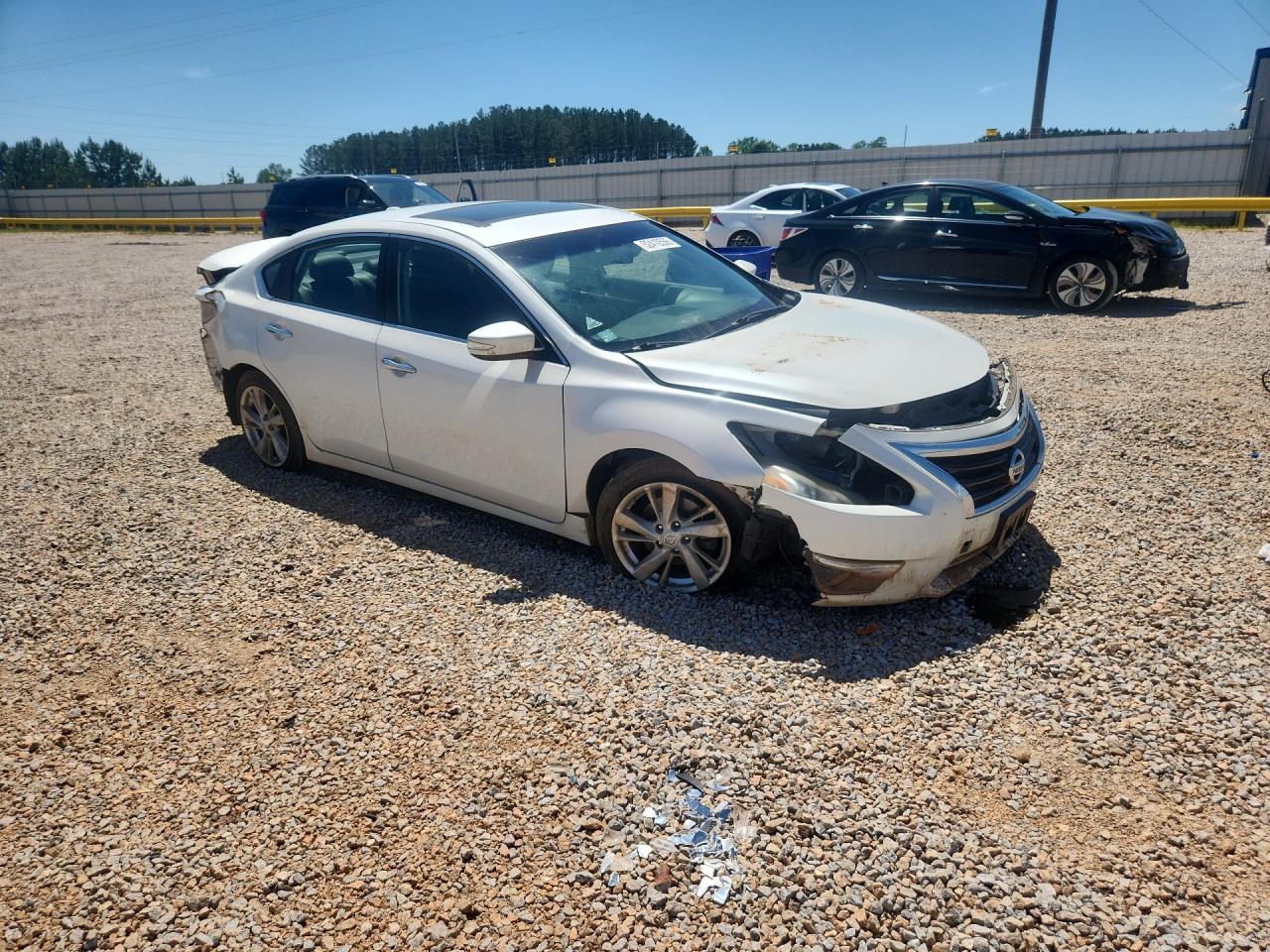 2014 Nissan Altima 2.5 Sl White vin: 1N4AL3AP5EC191399