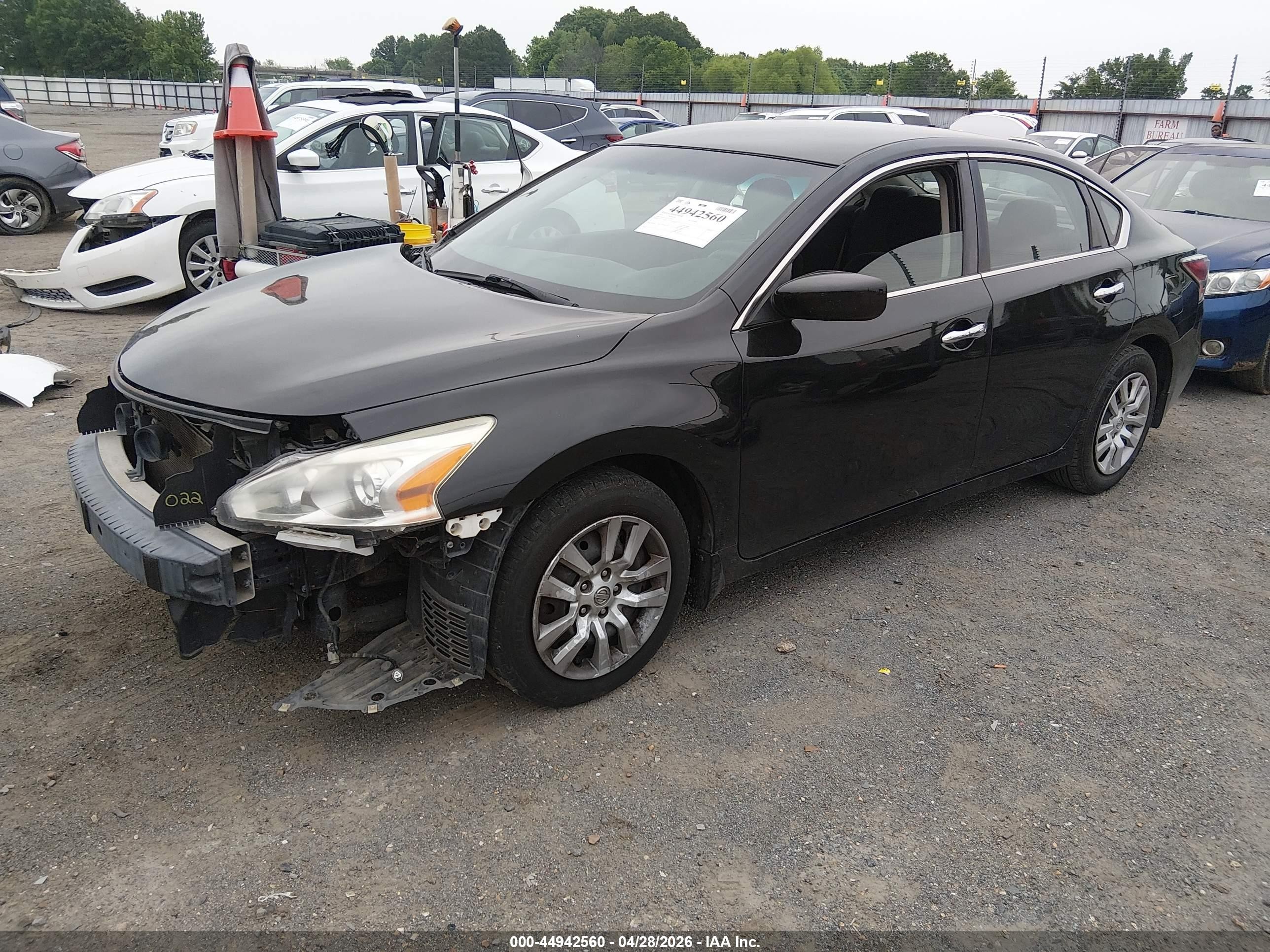 2014 Nissan Altima 2.5 S Black vin: 1N4AL3AP5EC193573