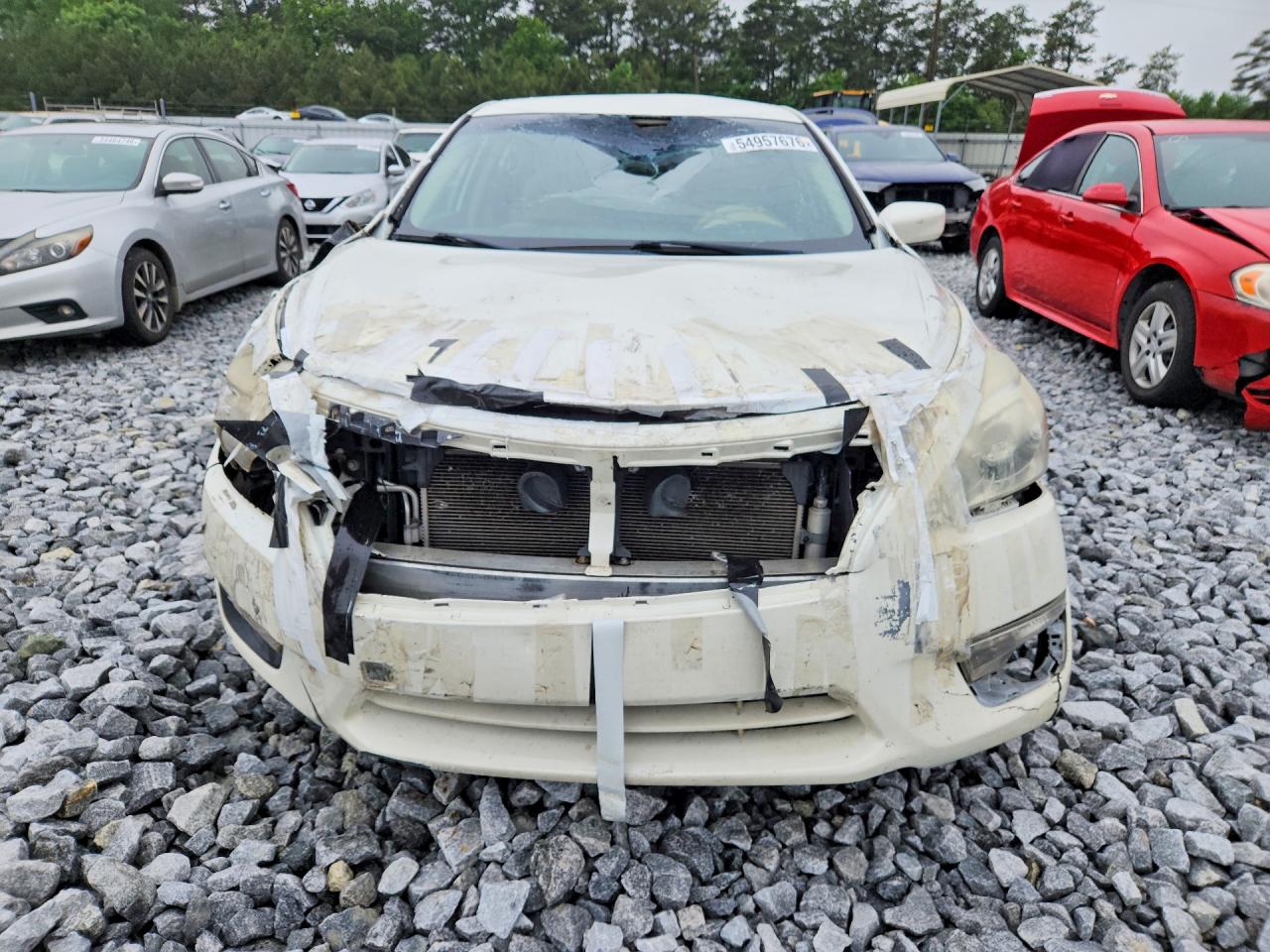 2014 Nissan Altima 2.5 Sv White vin: 1N4AL3AP5EC194769