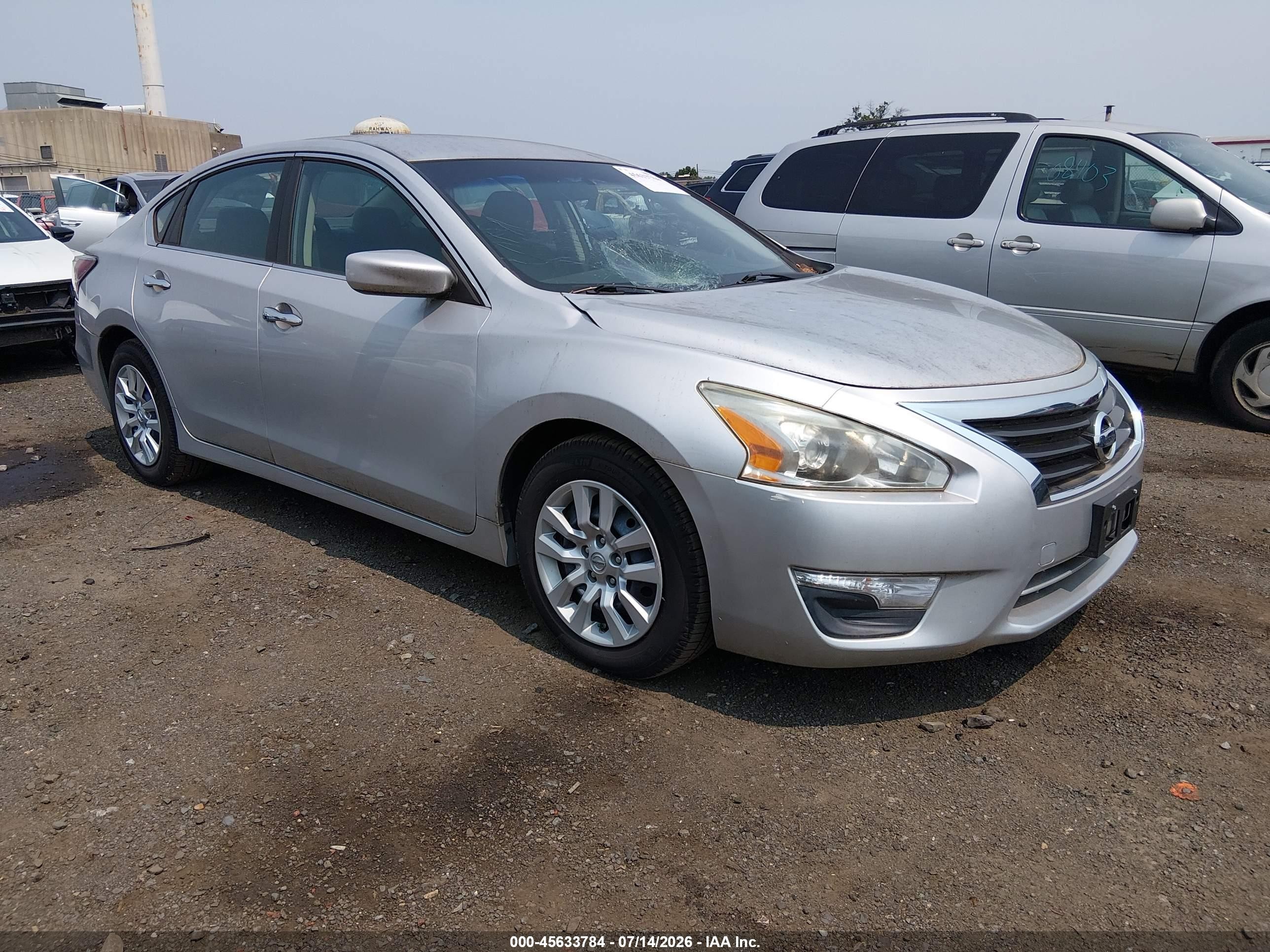 2014 Nissan Altima 2.5/2.5 S/2.5 Sl/2.5 Sv Серебряный vin: 1N4AL3AP5EC262746