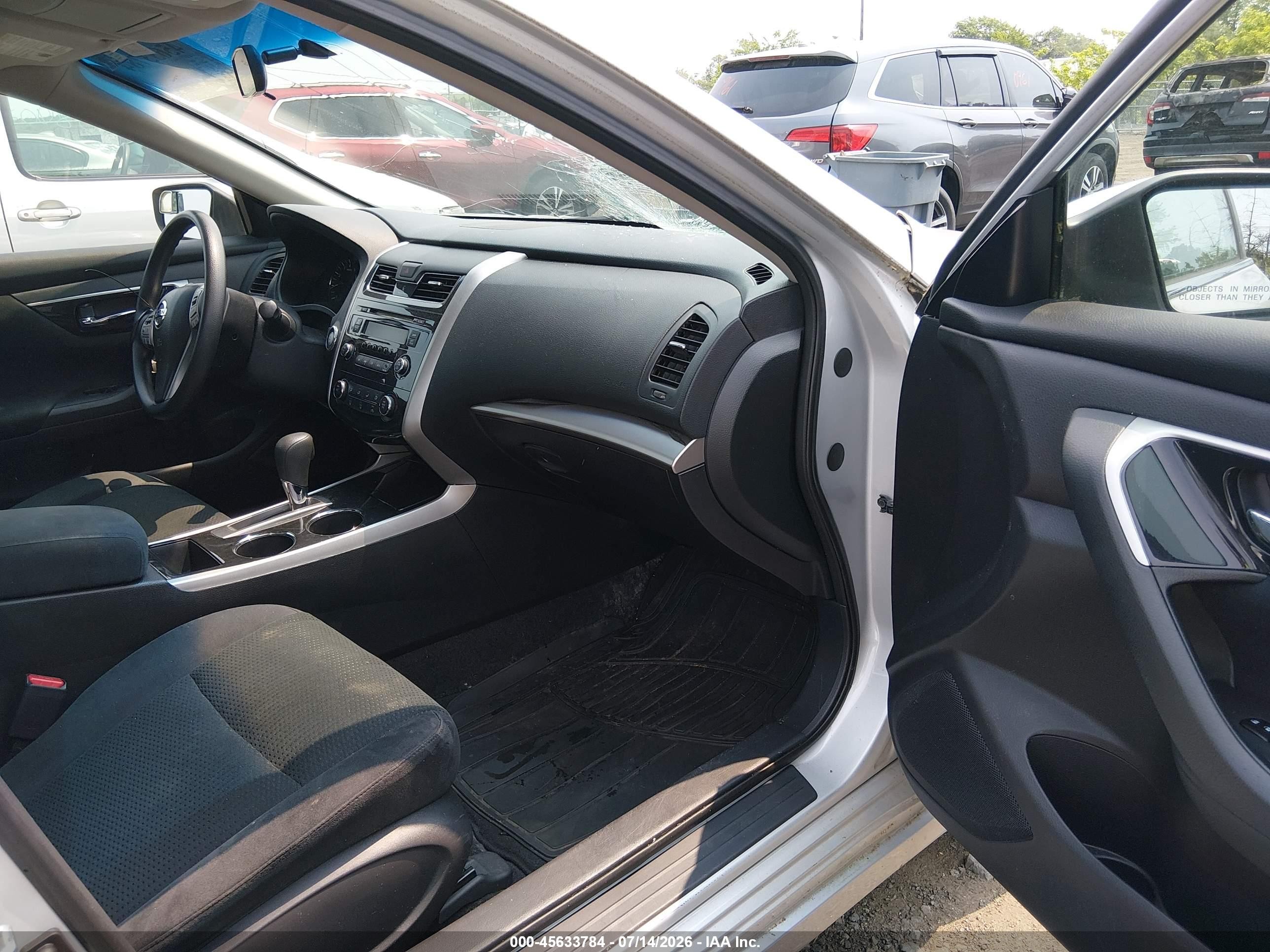 2014 Nissan Altima 2.5/2.5 S/2.5 Sl/2.5 Sv Серебряный vin: 1N4AL3AP5EC262746