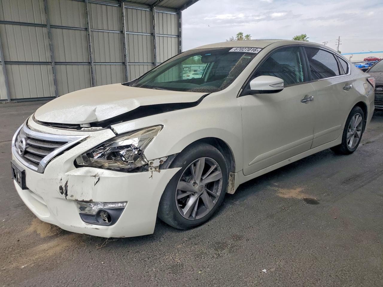 2014 Nissan Altima 2.5 Sv White vin: 1N4AL3AP5EC267221