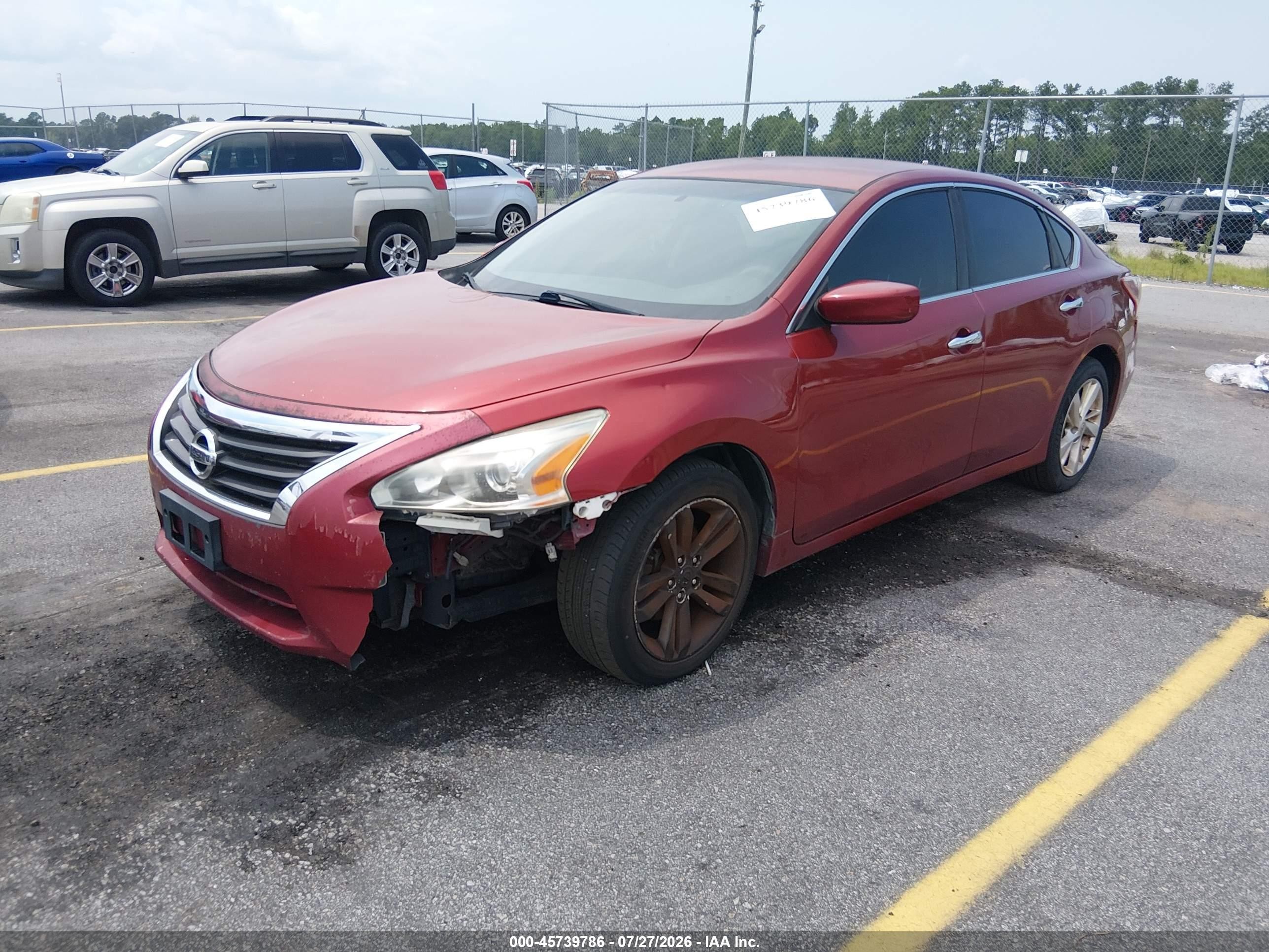 2014 Nissan Altima 2.5/2.5 S/2.5 Sl/2.5 Sv Red vin: 1N4AL3AP5EC270507
