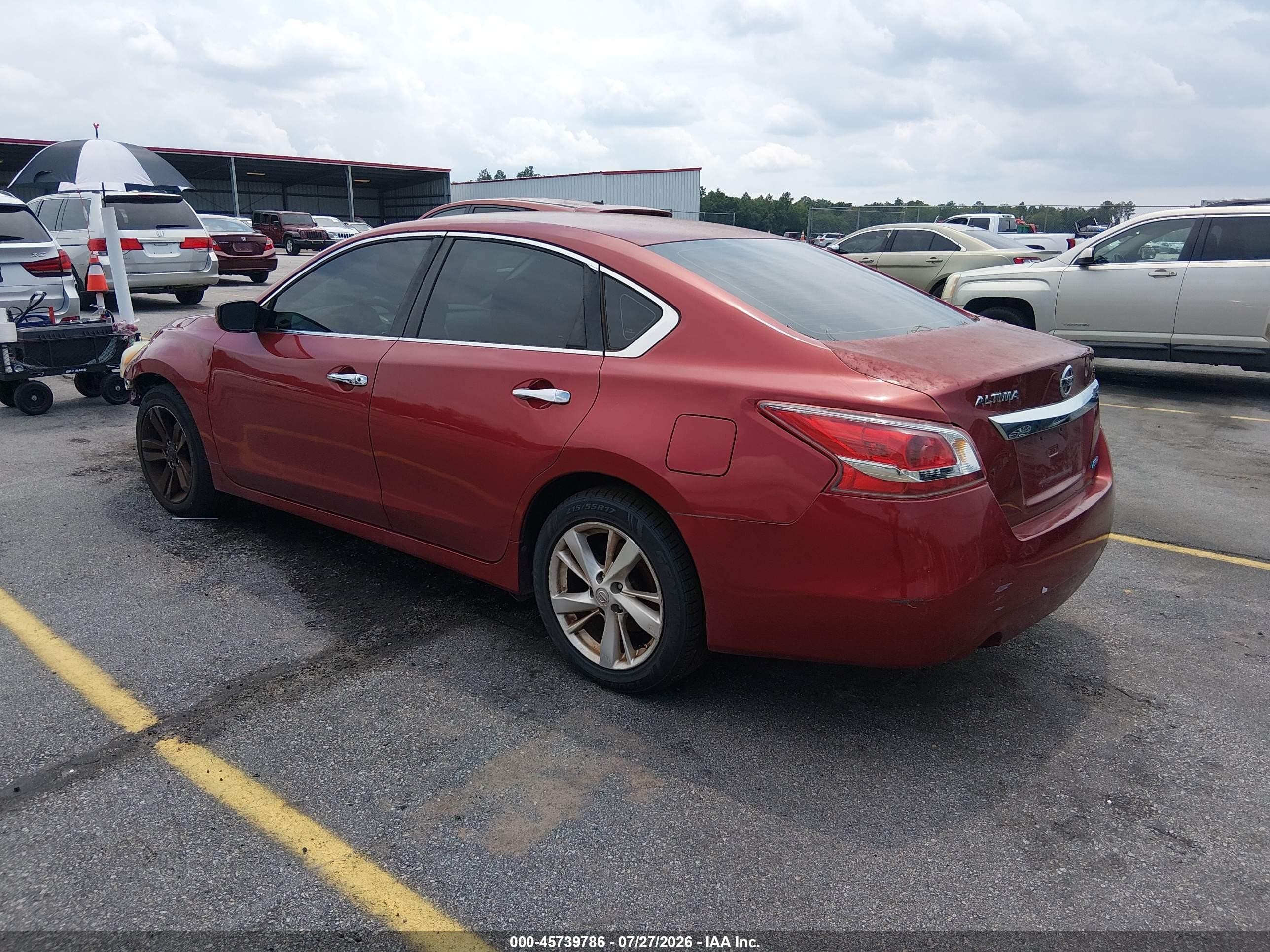 2014 Nissan Altima 2.5/2.5 S/2.5 Sl/2.5 Sv Red vin: 1N4AL3AP5EC270507