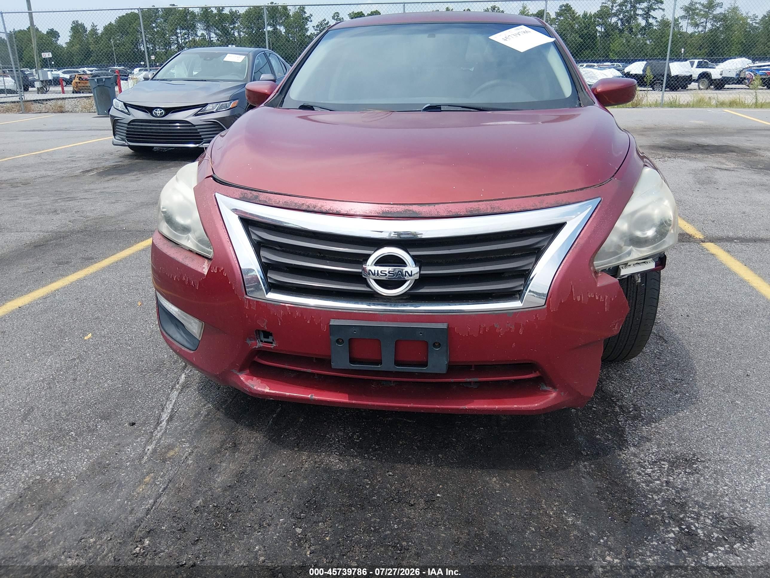 2014 Nissan Altima 2.5/2.5 S/2.5 Sl/2.5 Sv Red vin: 1N4AL3AP5EC270507
