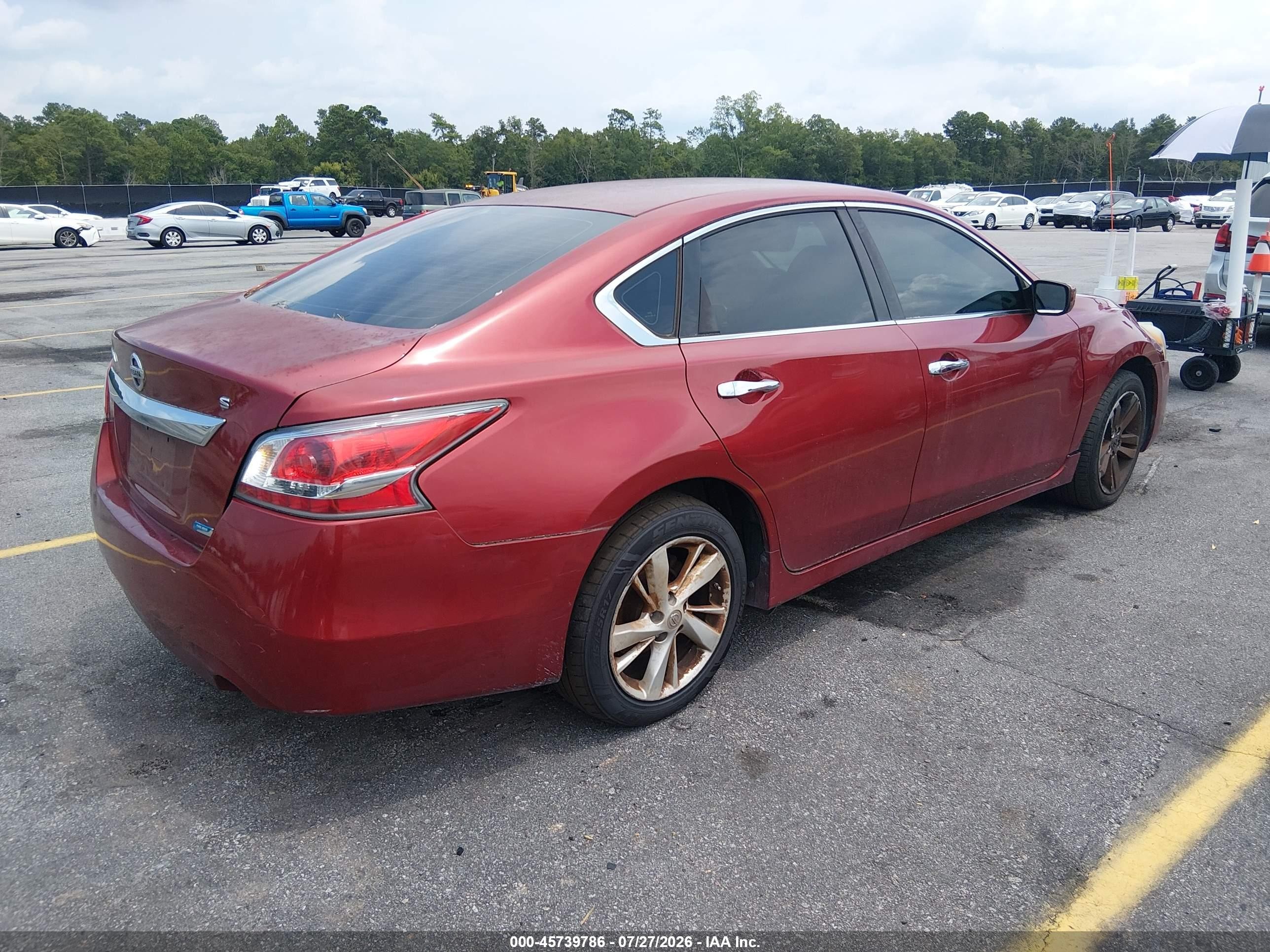 2014 Nissan Altima 2.5/2.5 S/2.5 Sl/2.5 Sv Red vin: 1N4AL3AP5EC270507