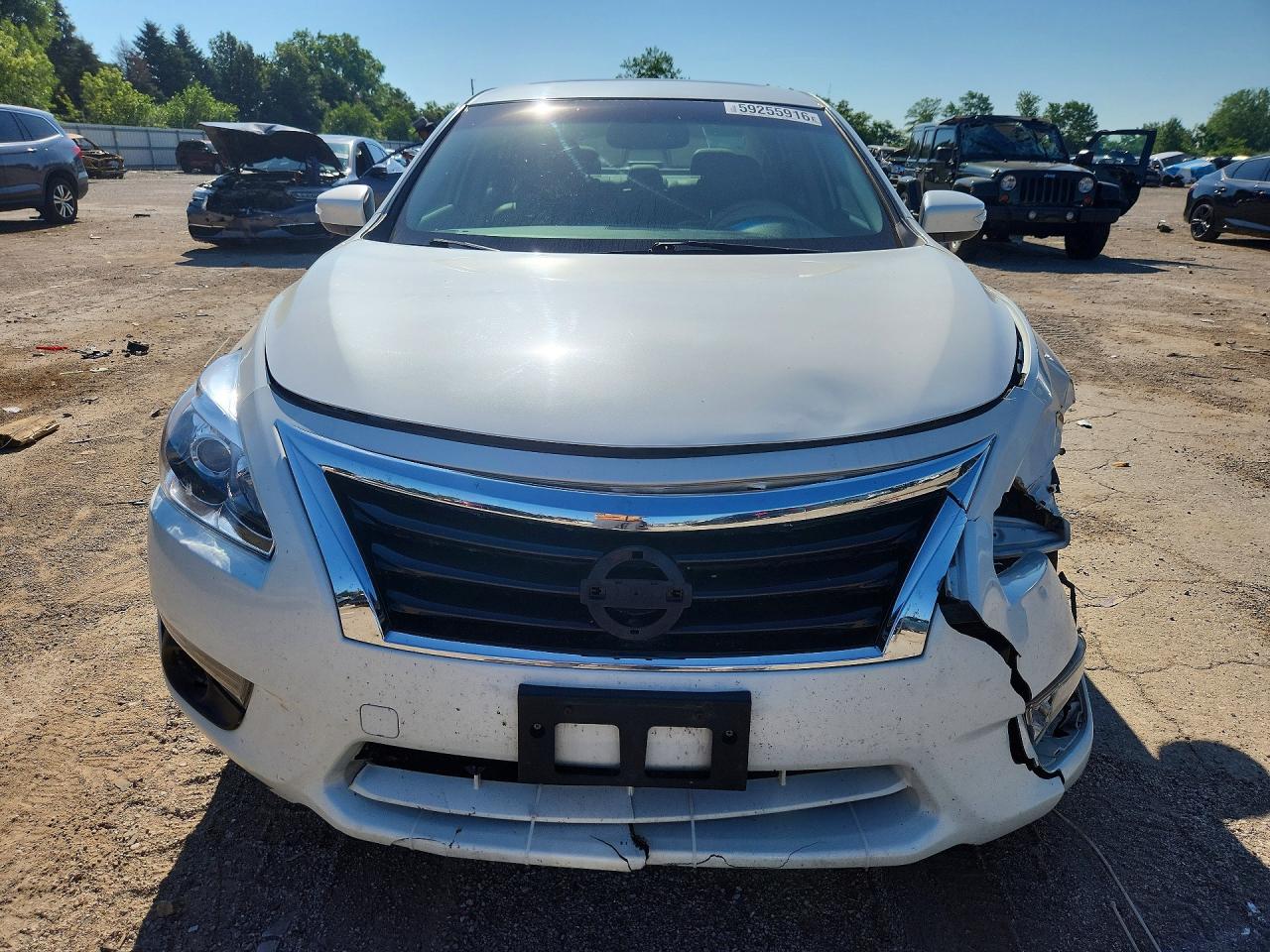 2014 Nissan Altima 2.5 Sl White vin: 1N4AL3AP5EC289171