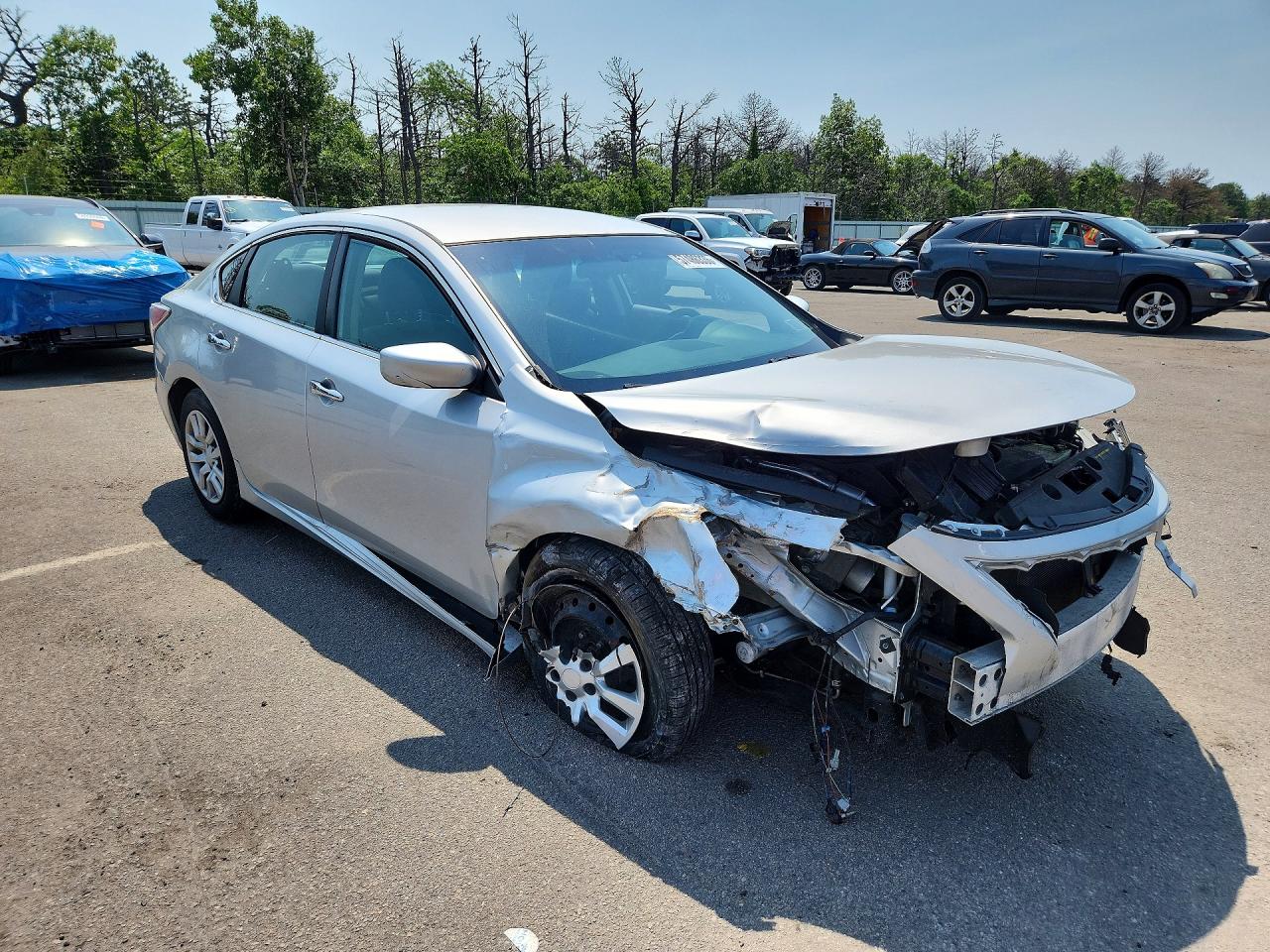 2014 Nissan Altima 2.5 S Silver vin: 1N4AL3AP5EC291910
