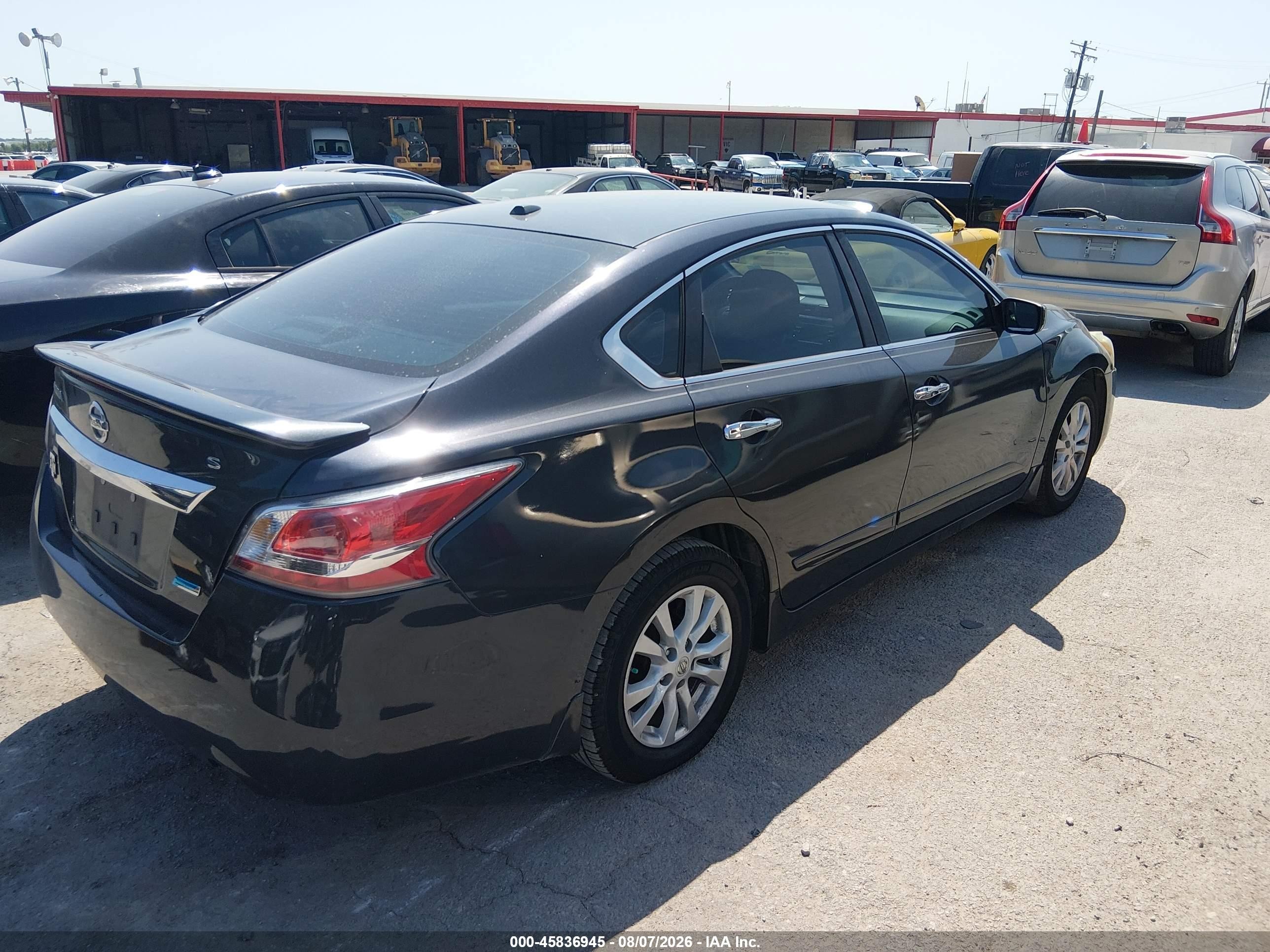 2014 Nissan Altima 2.5 S Black vin: 1N4AL3AP5EC292104