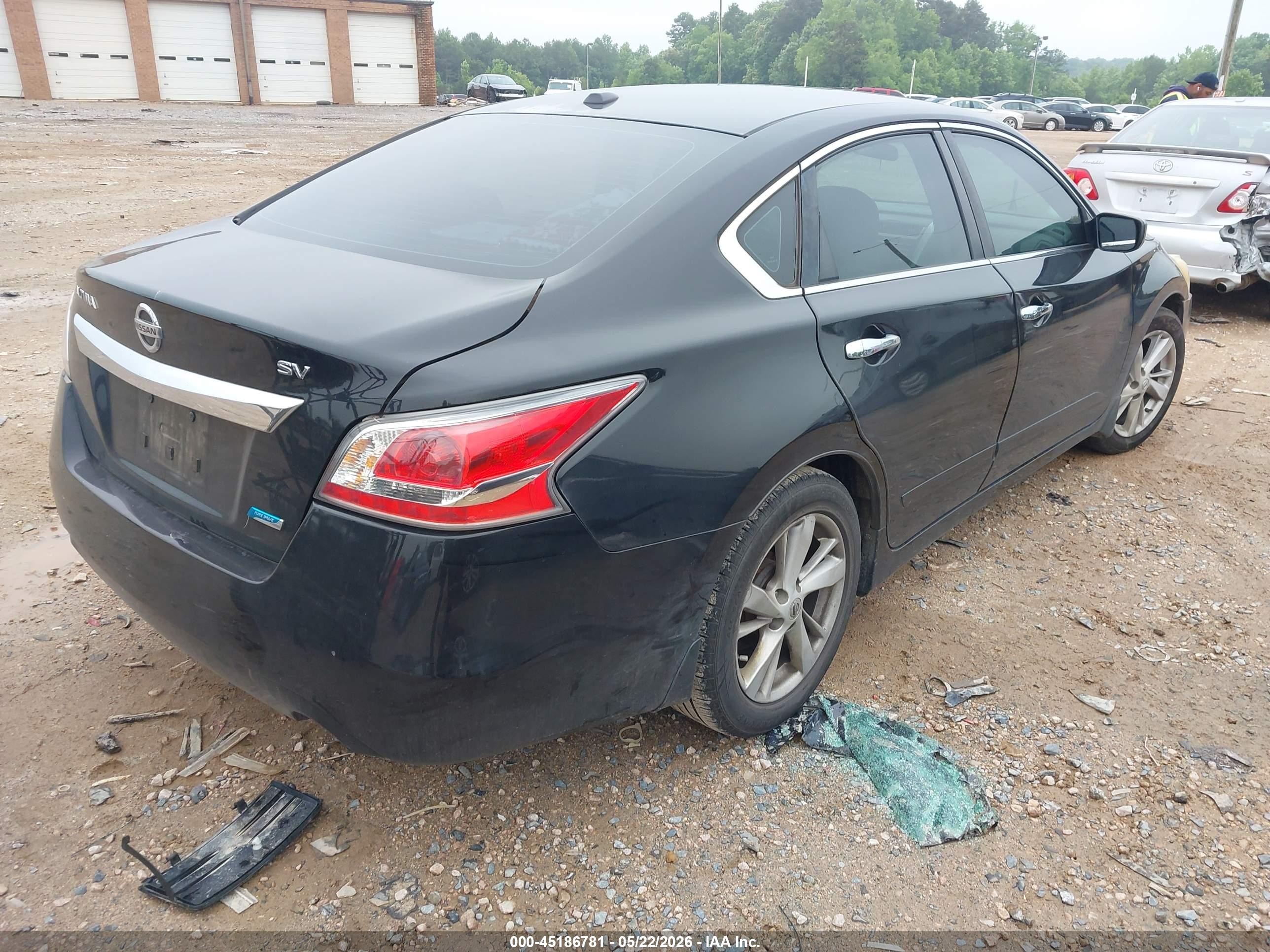 2014 Nissan Altima 2.5 Sv Black vin: 1N4AL3AP5EC292362