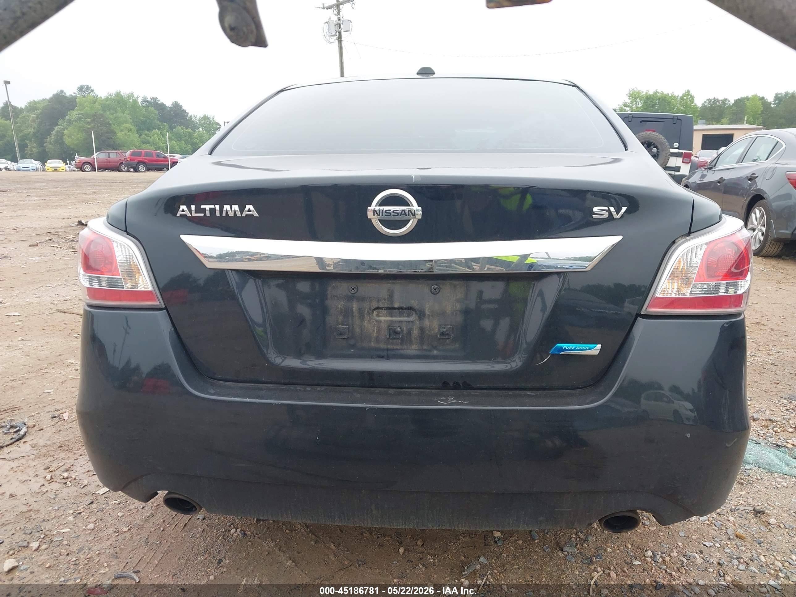 2014 Nissan Altima 2.5 Sv Black vin: 1N4AL3AP5EC292362