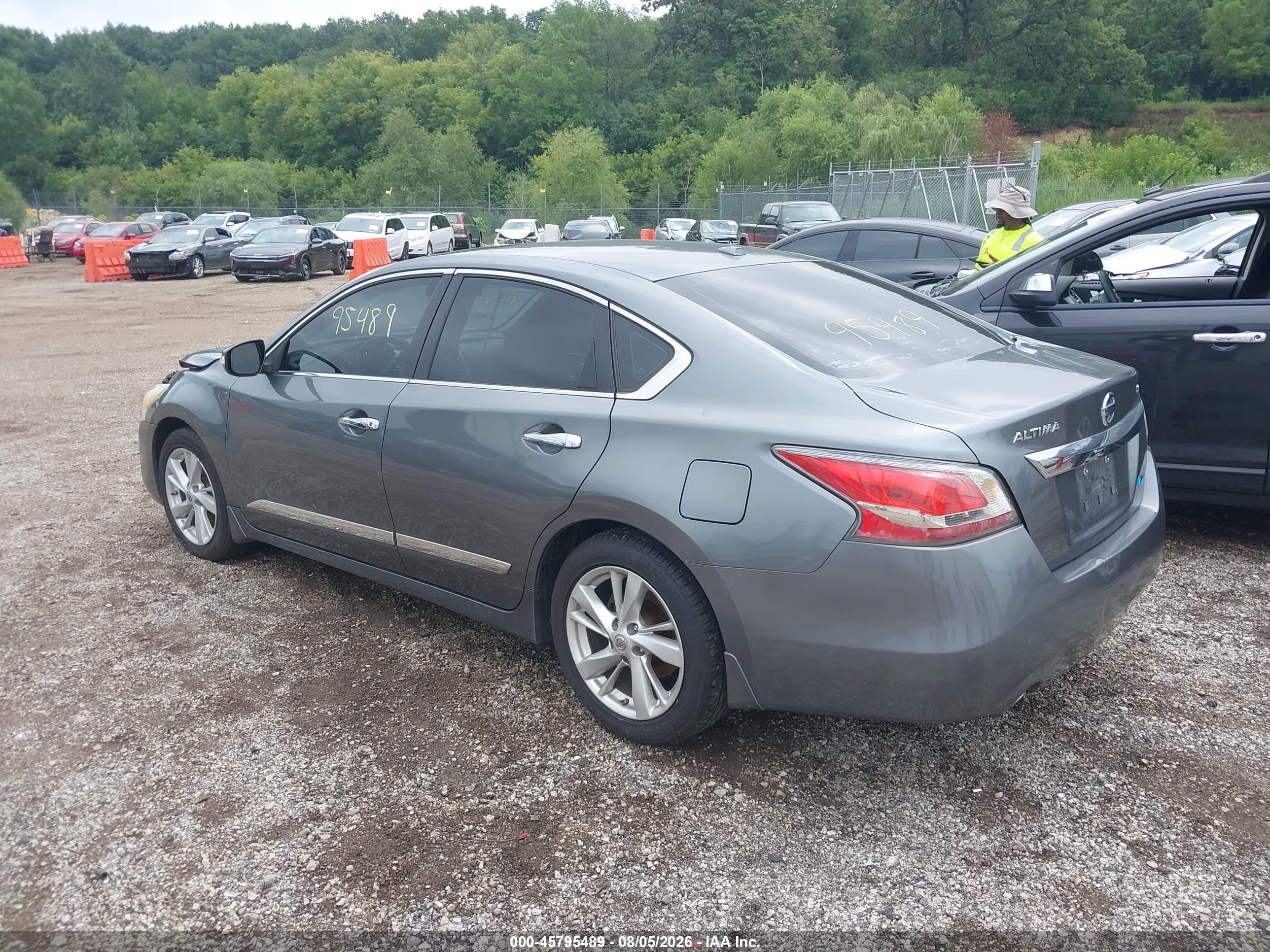 2014 Nissan Altima 2.5 Sl Gray vin: 1N4AL3AP5EC295438