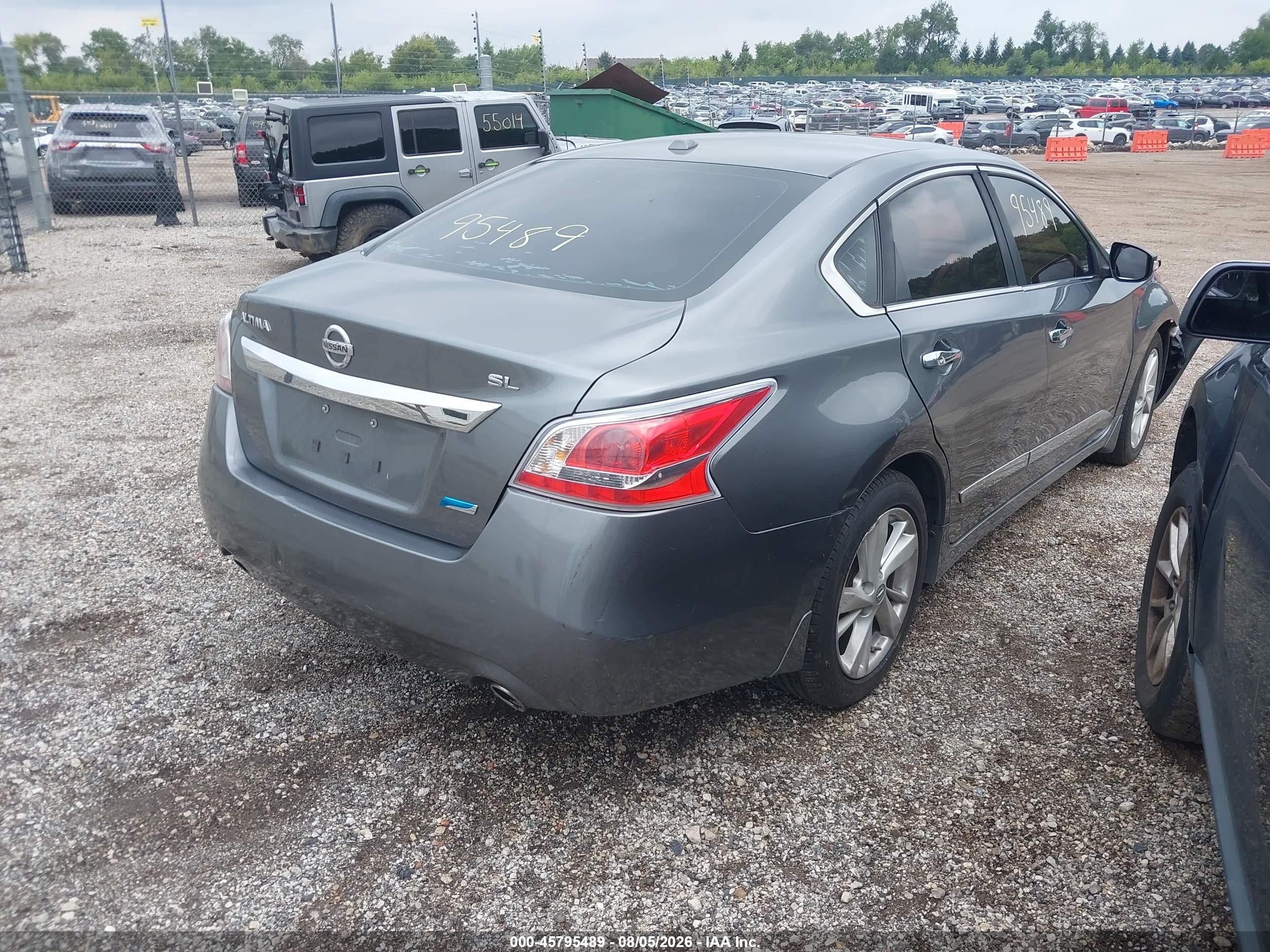 2014 Nissan Altima 2.5 Sl Gray vin: 1N4AL3AP5EC295438