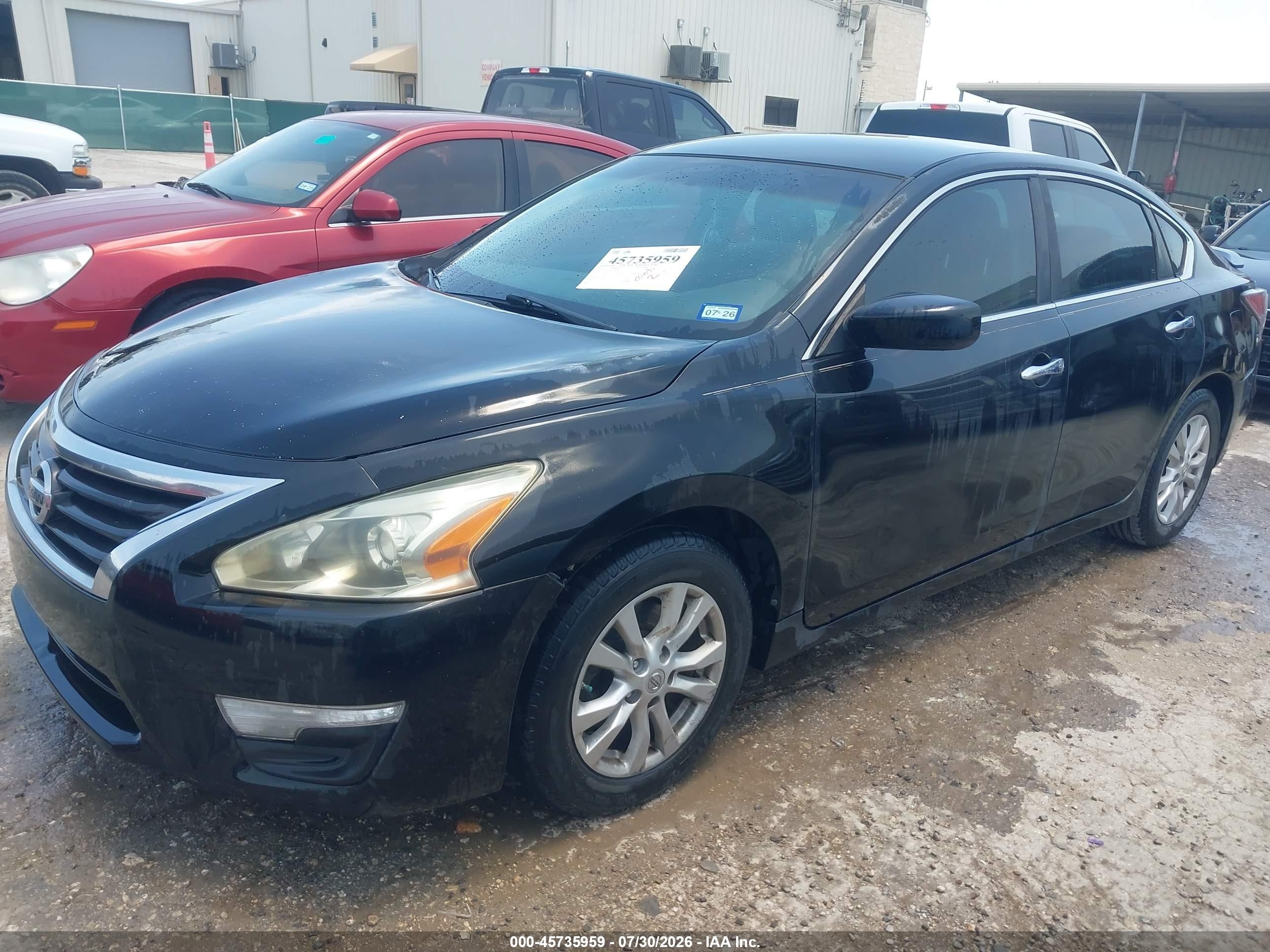 2014 Nissan Altima 2.5 S Black vin: 1N4AL3AP5EC299750