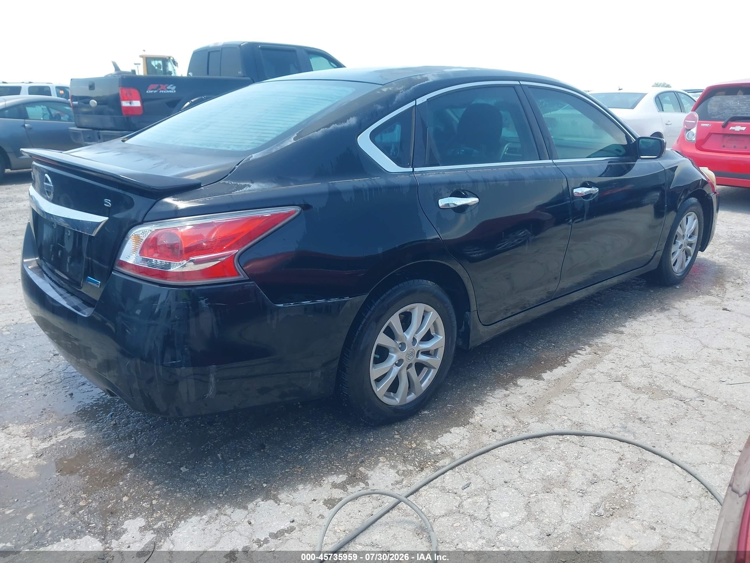 2014 Nissan Altima 2.5 S Black vin: 1N4AL3AP5EC299750
