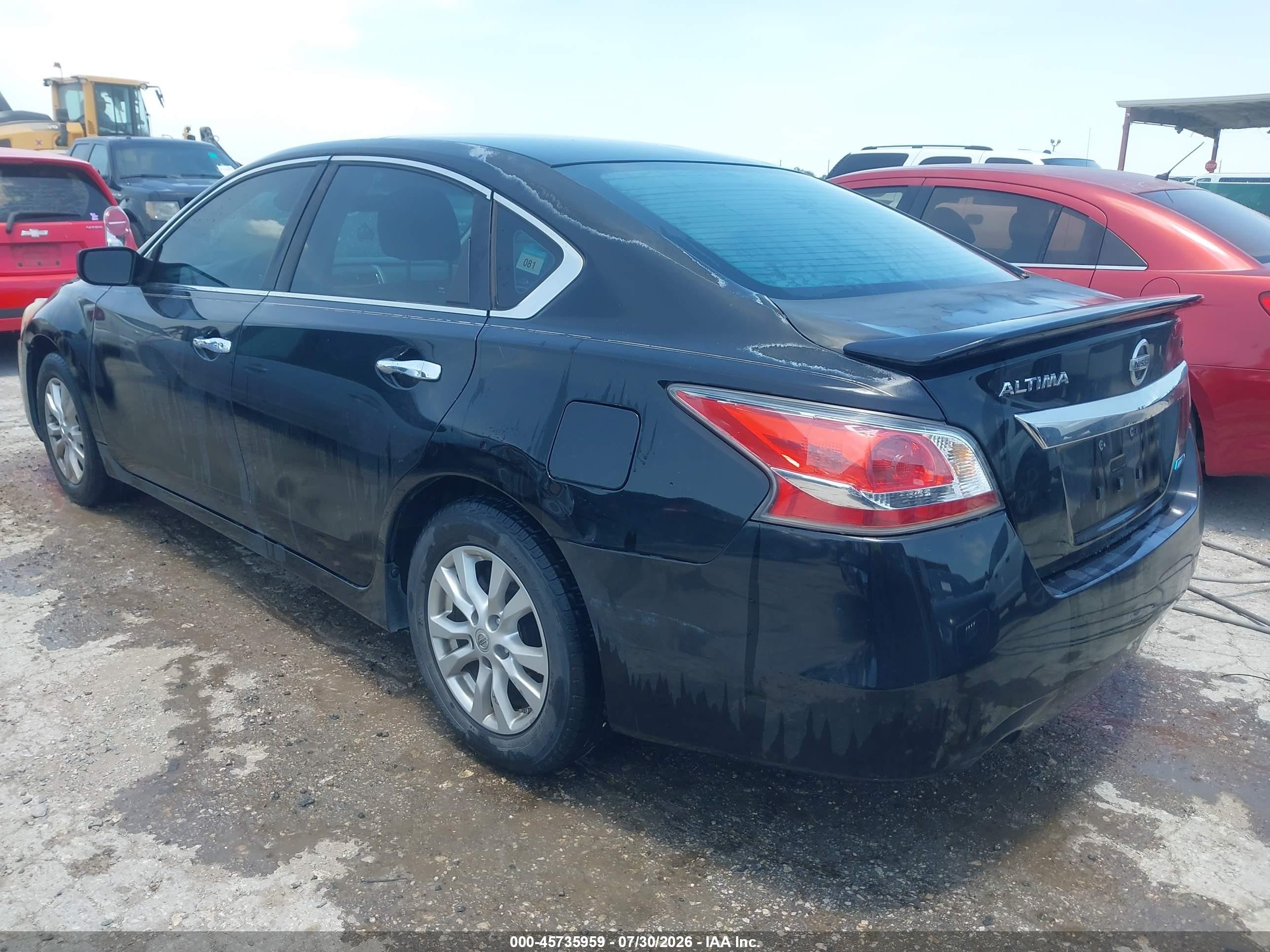 2014 Nissan Altima 2.5 S Black vin: 1N4AL3AP5EC299750