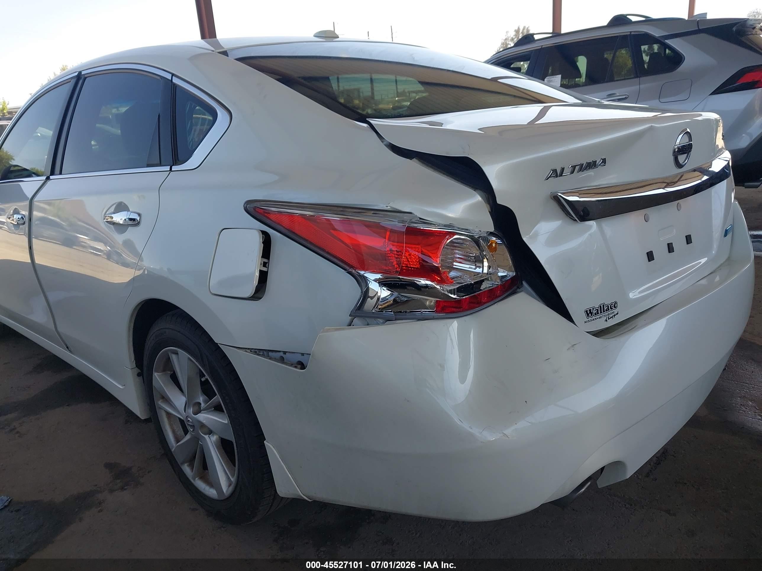 2014 Nissan Altima 2.5 Sv Белый vin: 1N4AL3AP5EC321049