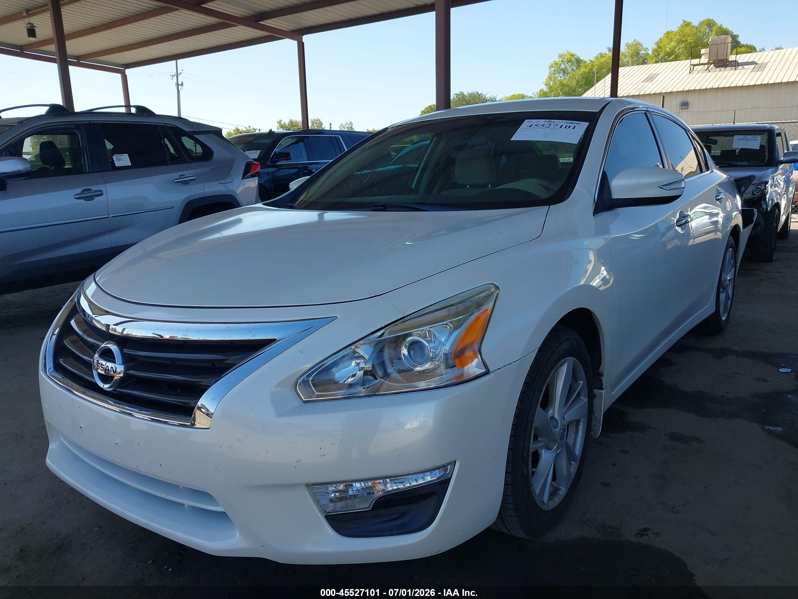 2014 Nissan Altima 2.5 Sv Белый vin: 1N4AL3AP5EC321049