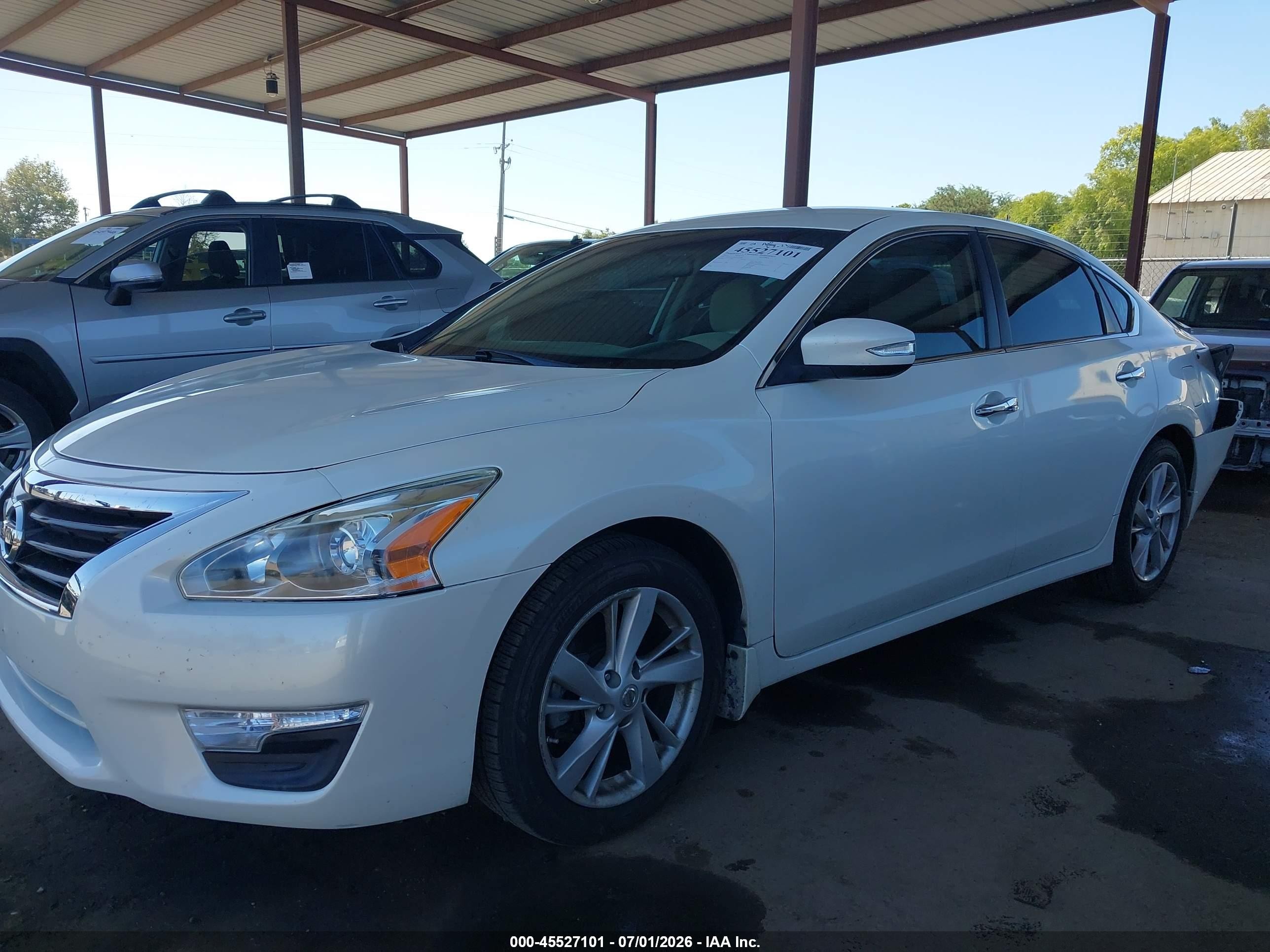 2014 Nissan Altima 2.5 Sv Белый vin: 1N4AL3AP5EC321049