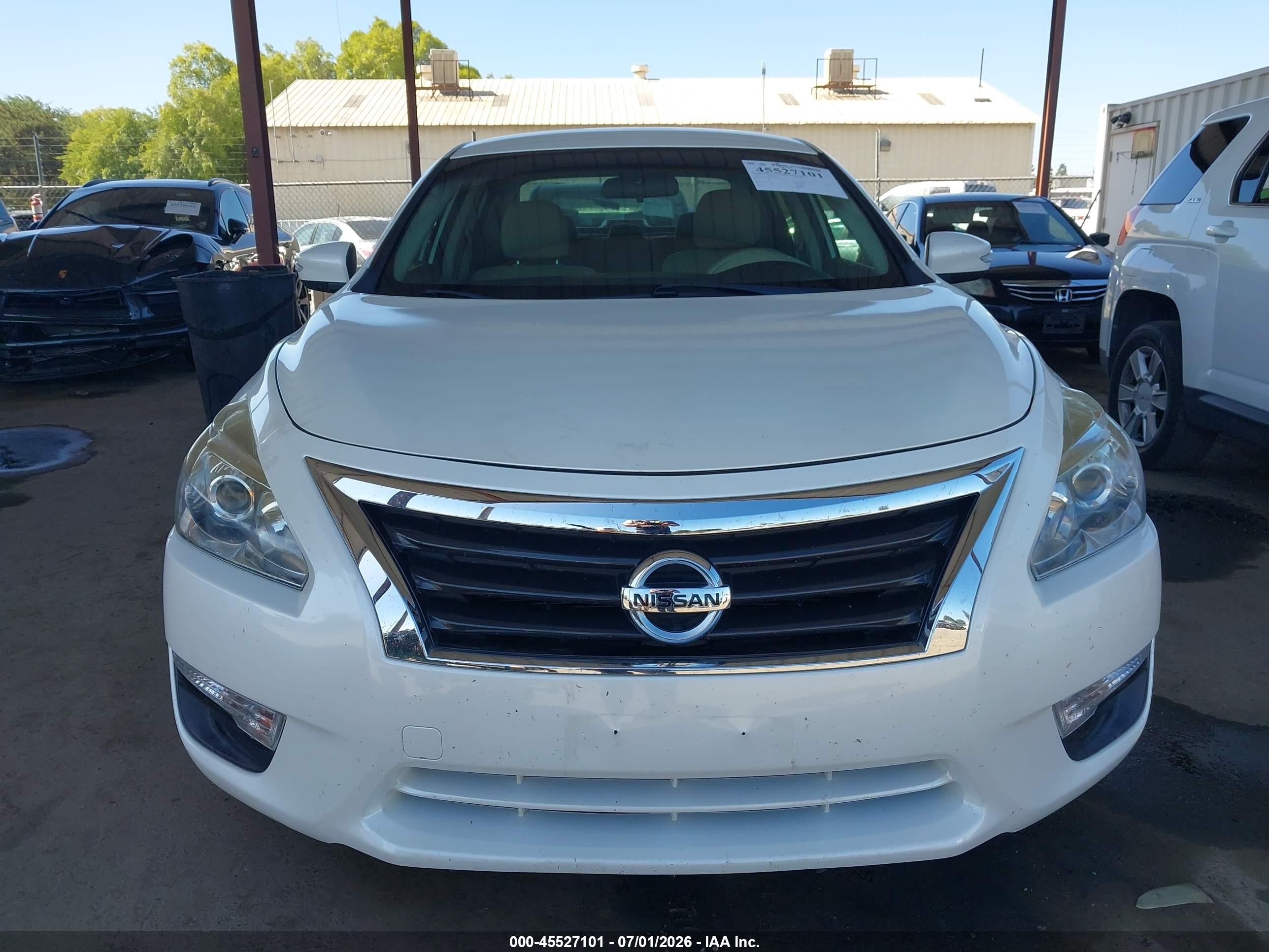 2014 Nissan Altima 2.5 Sv Белый vin: 1N4AL3AP5EC321049