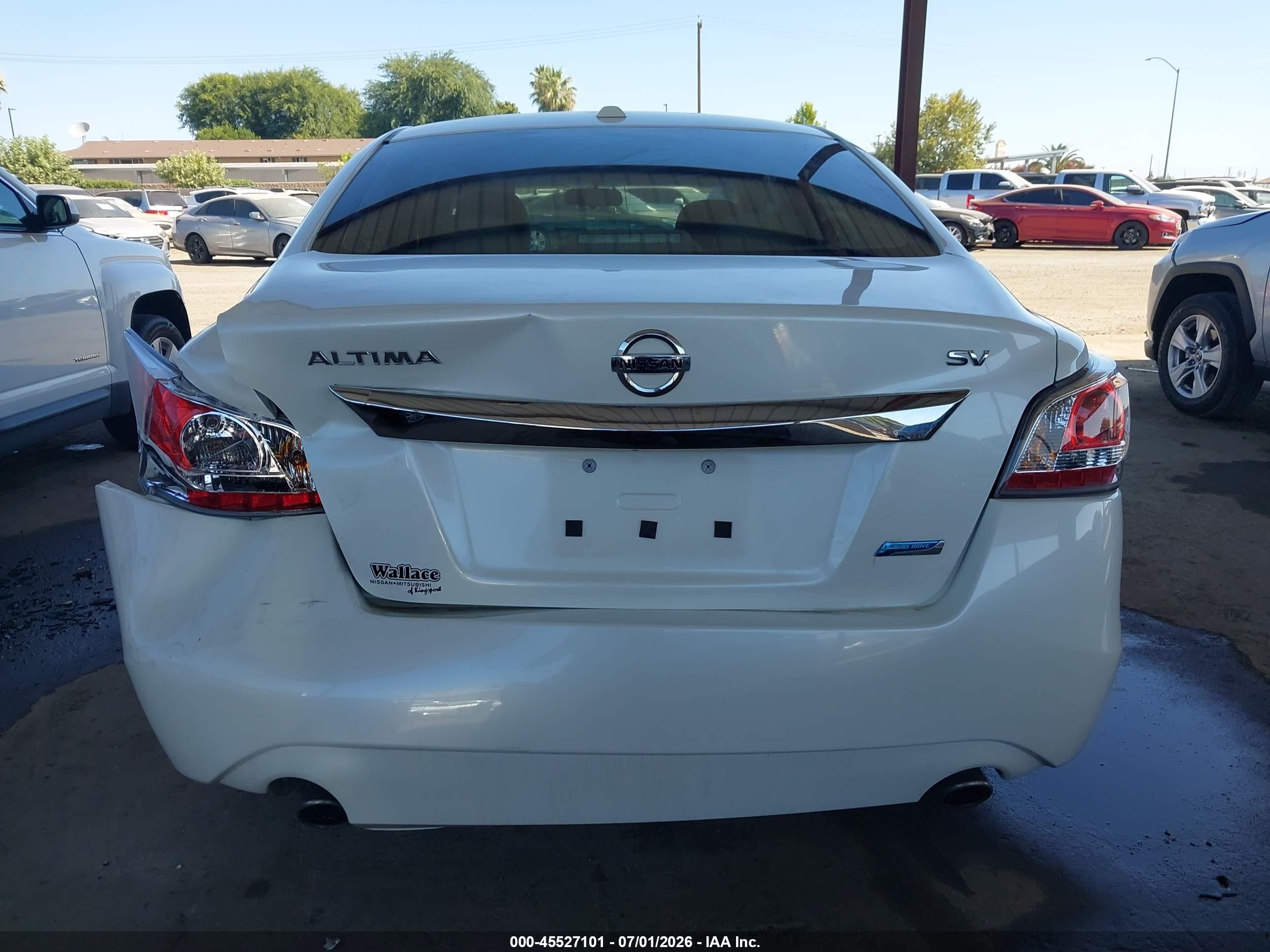 2014 Nissan Altima 2.5 Sv Белый vin: 1N4AL3AP5EC321049