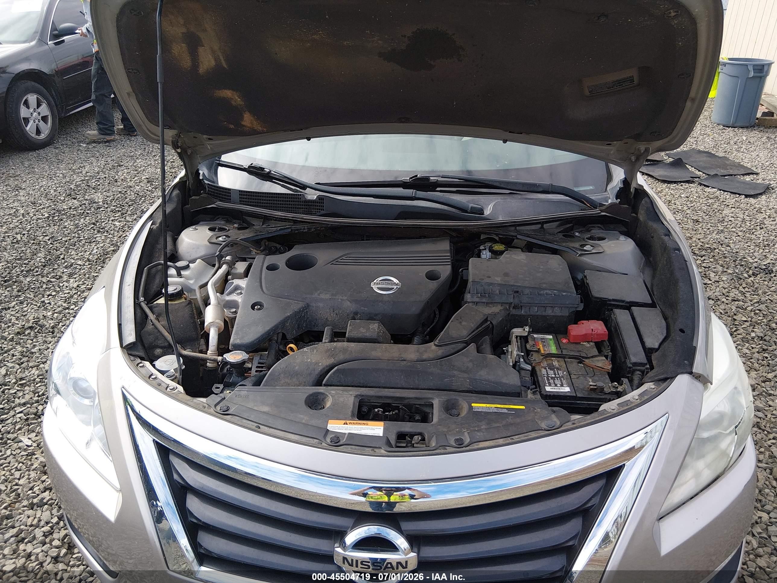 2014 Nissan Altima 2.5 S Silver vin: 1N4AL3AP5EC321228