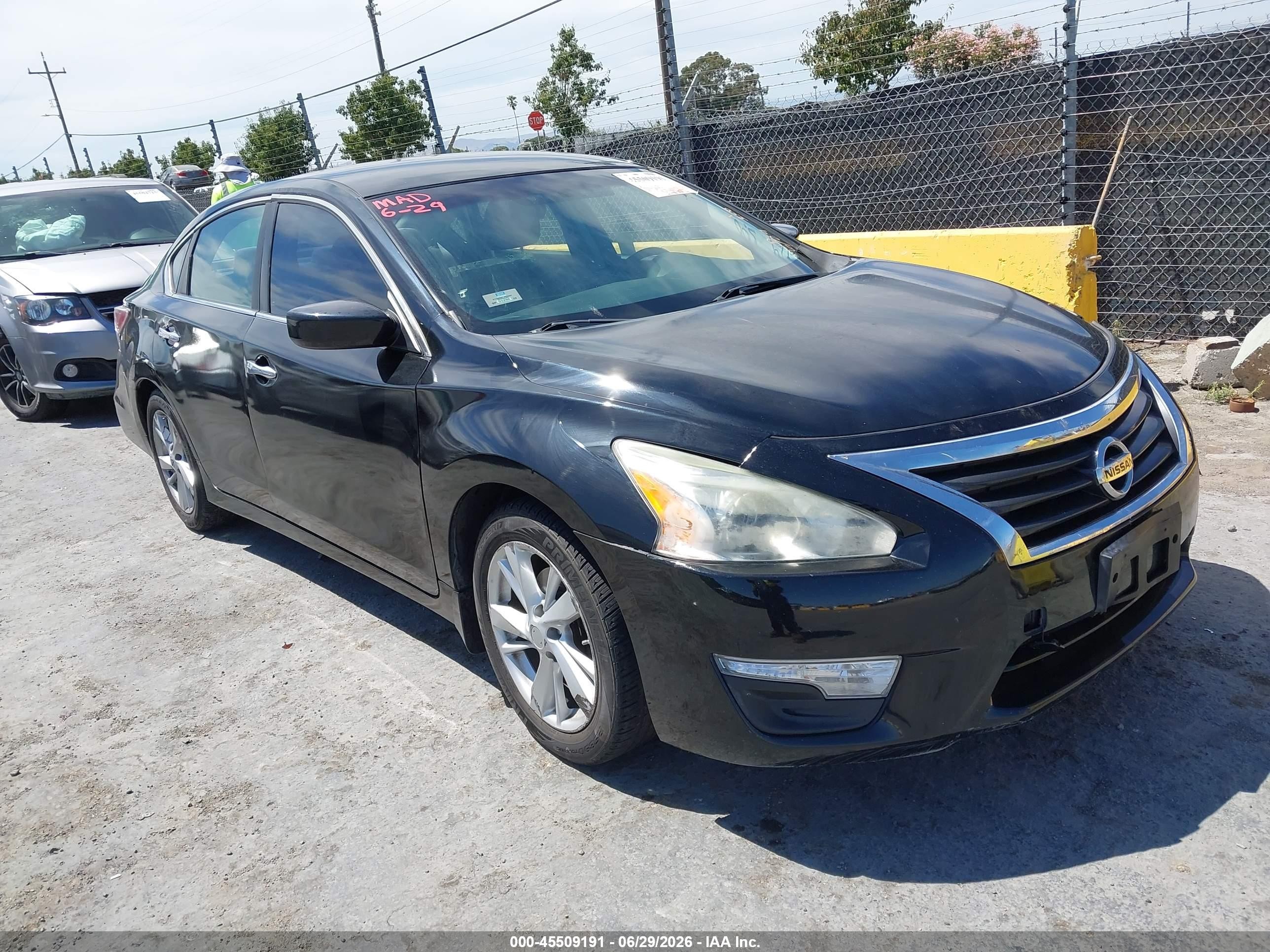 2014 Nissan Altima 2.5 Sv Black vin: 1N4AL3AP5EC322007