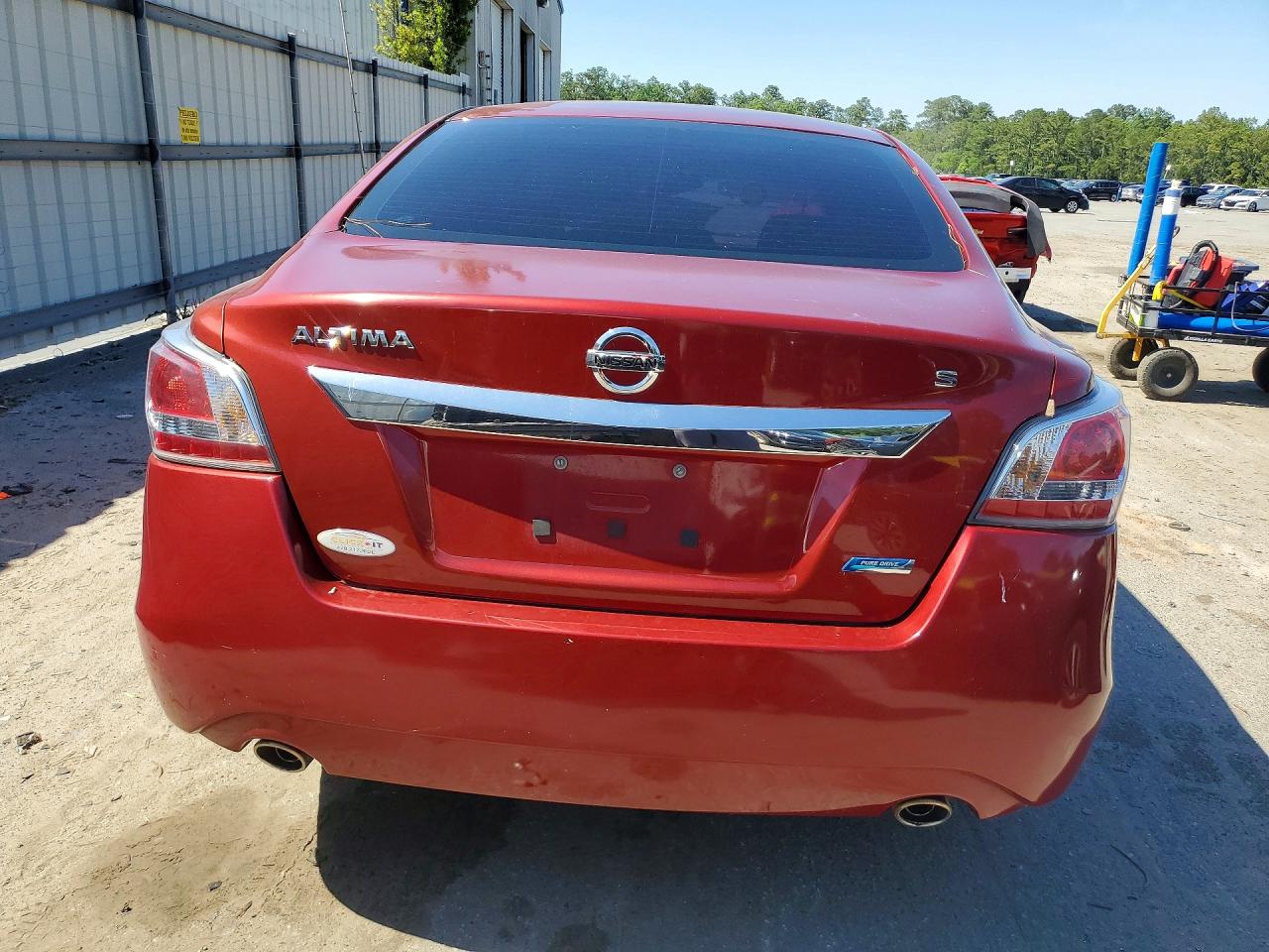 2014 Nissan Altima 2.5 S Red vin: 1N4AL3AP5EC326364