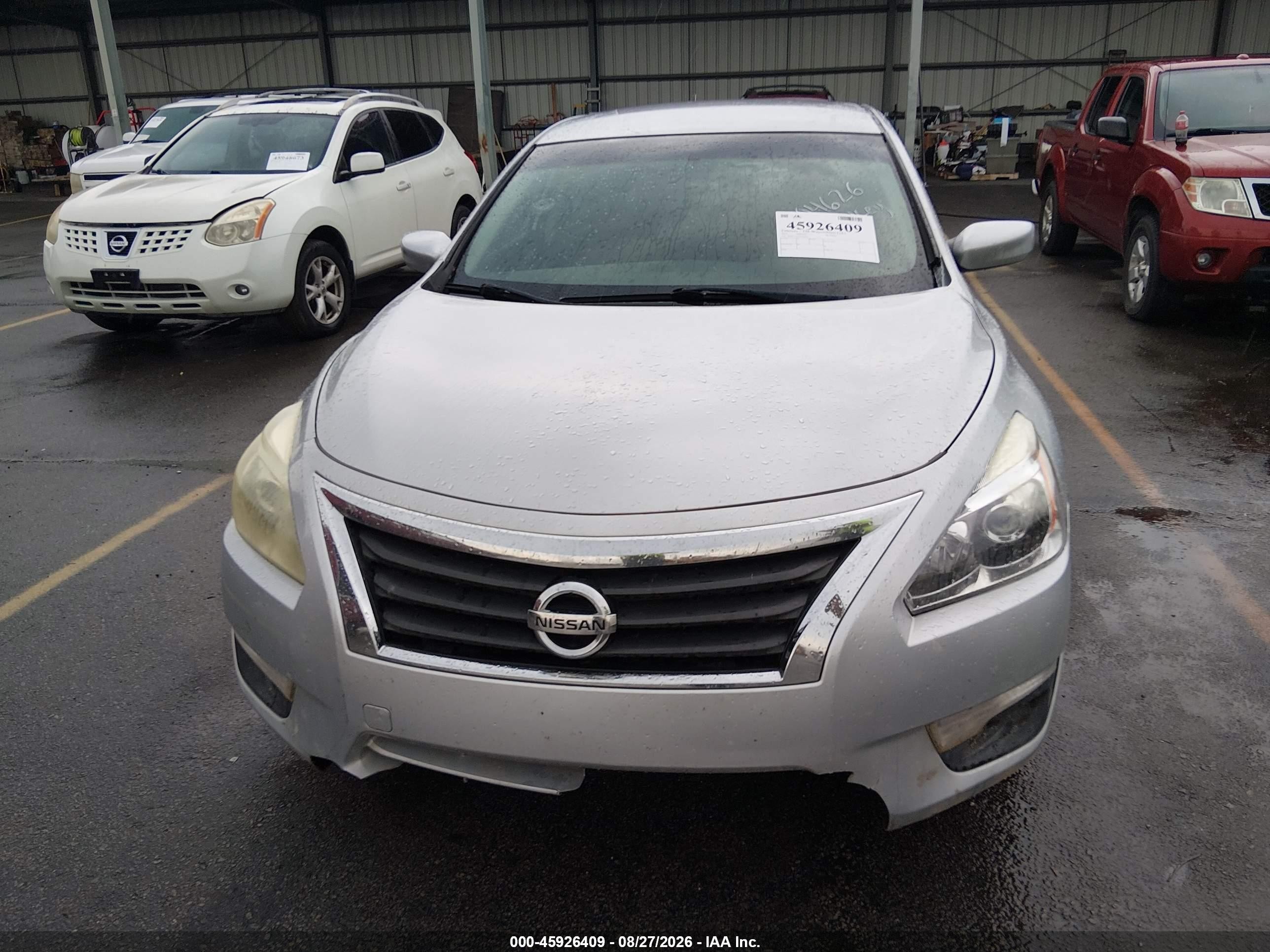 2014 Nissan Altima 2.5 Sv Серебряный vin: 1N4AL3AP5EC404626