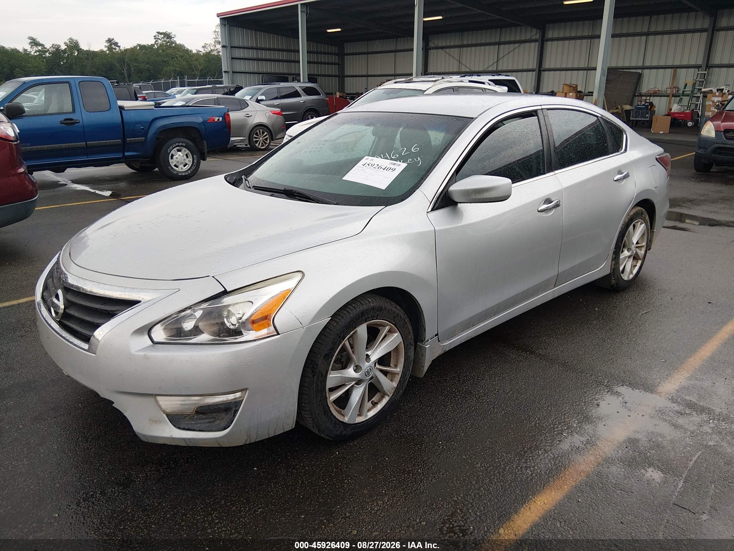 2014 Nissan Altima 2.5 Sv Серебряный vin: 1N4AL3AP5EC404626