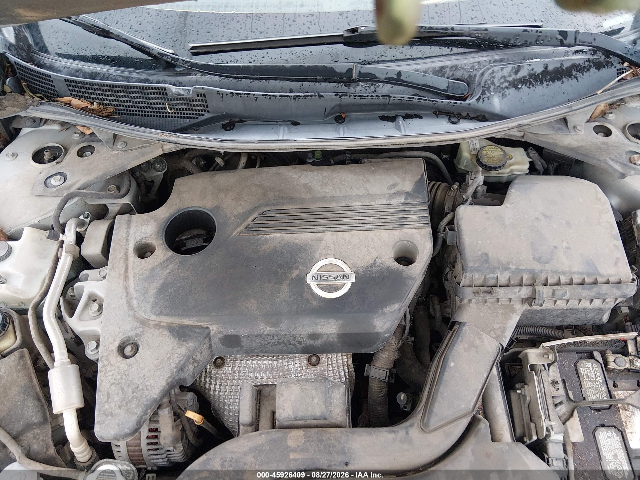 2014 Nissan Altima 2.5 Sv Серебряный vin: 1N4AL3AP5EC404626